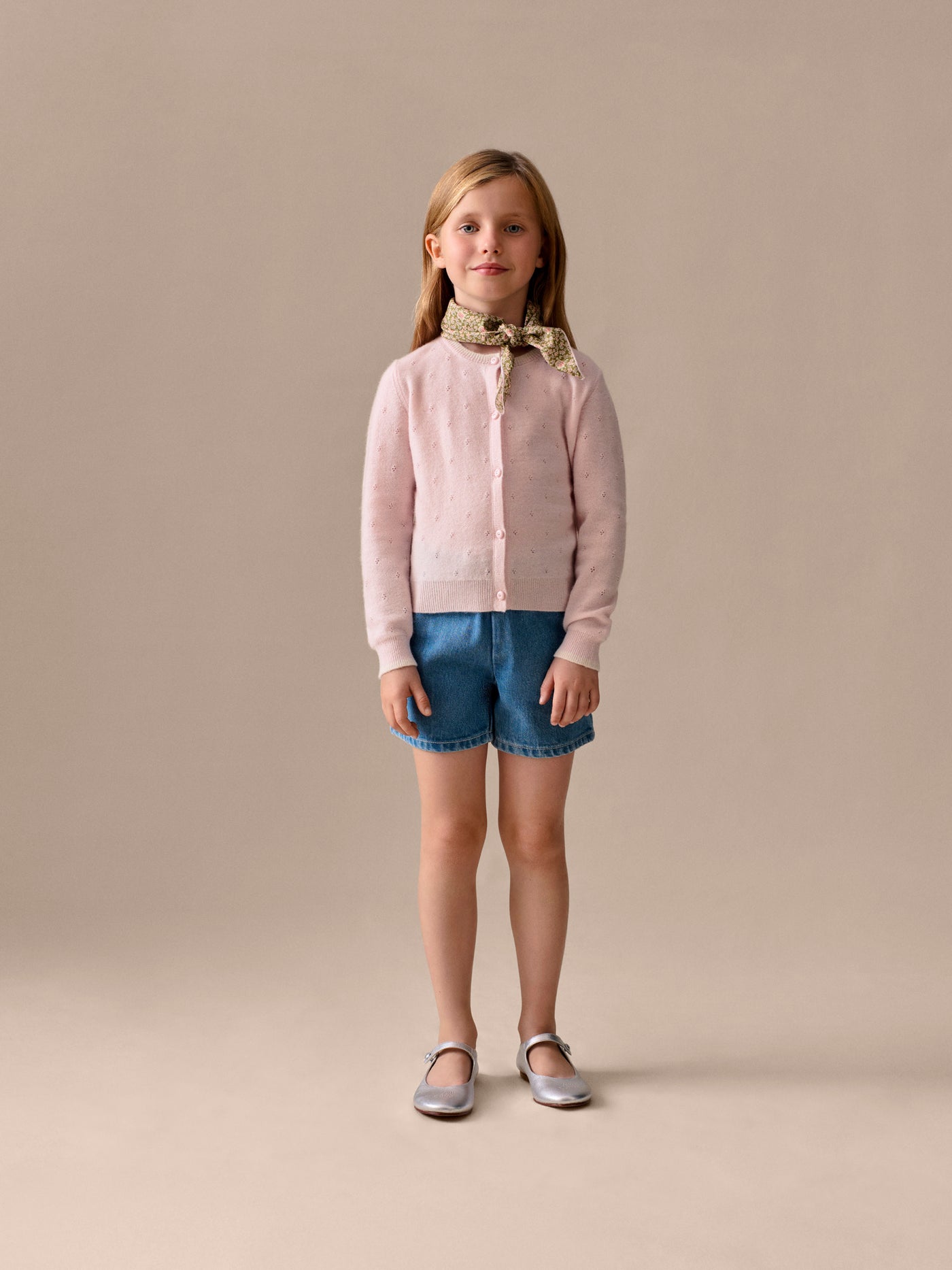 Girl's Look Summer 2026 - Cashmere Cardigan