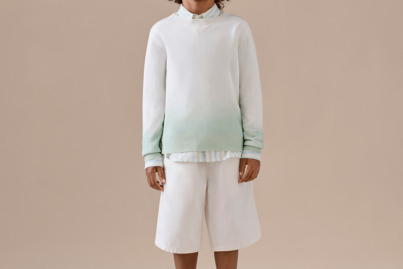 Boy's look Summer 2026 - Dip dye jumper