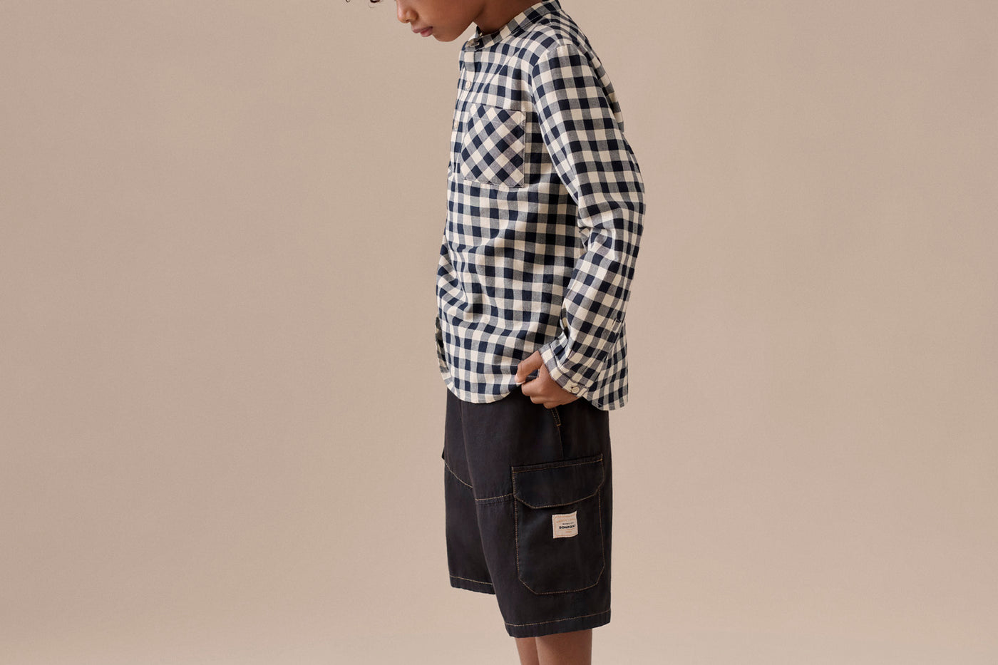Boy's look Summer 2026 - Checked shirt
