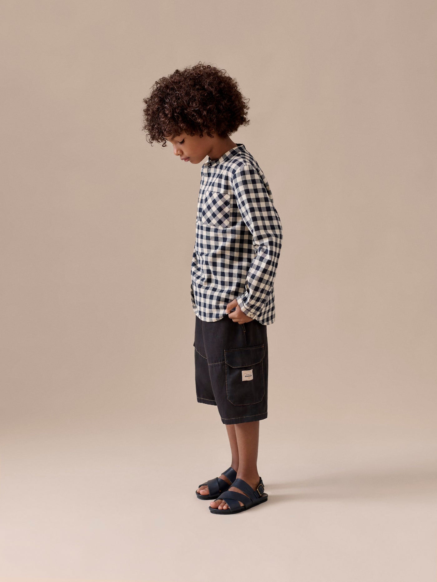 Boy's look Summer 2026 - Checked shirt