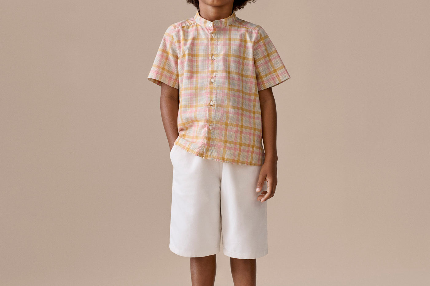 Boy's look Summer 2026 - Checked shirt