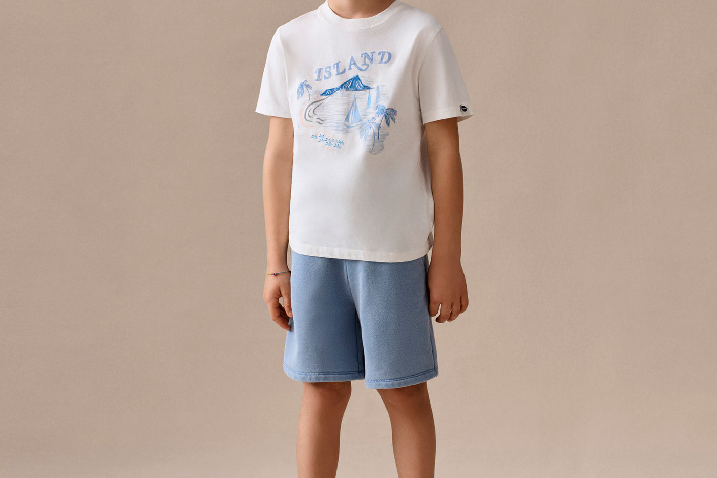 Boy's look Summer 2026 - T-shirt imprimé Island