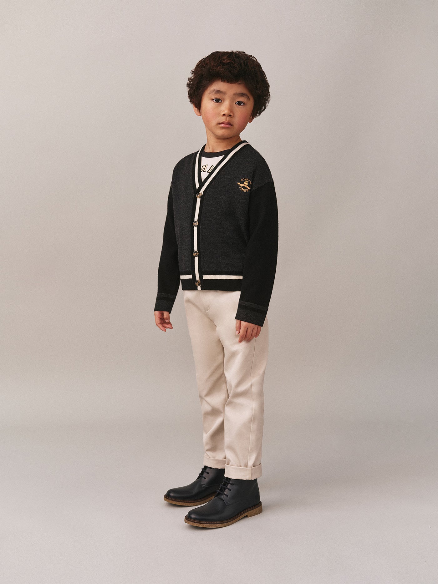 Boy's prefall look 2025 - Paris Cardigan
