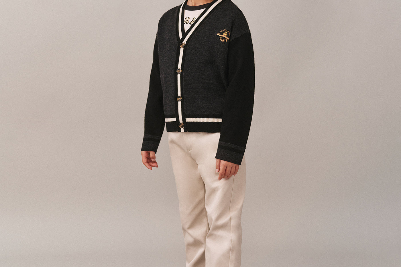 Boy's prefall look 2025 - Paris Cardigan