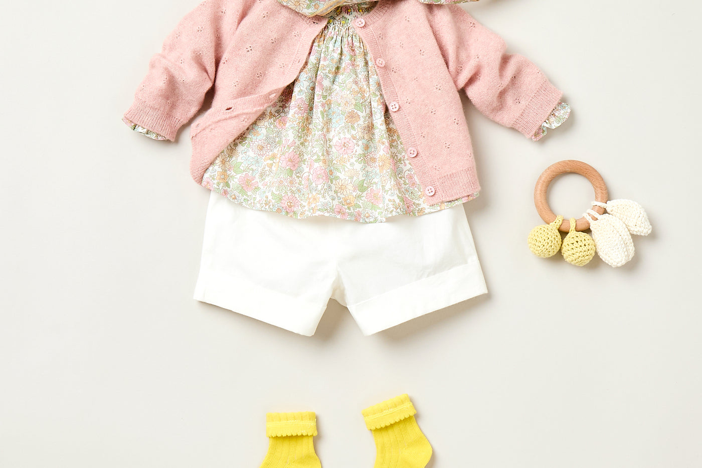 Summer 2025 Newborn's look - Liberty fabric blouse