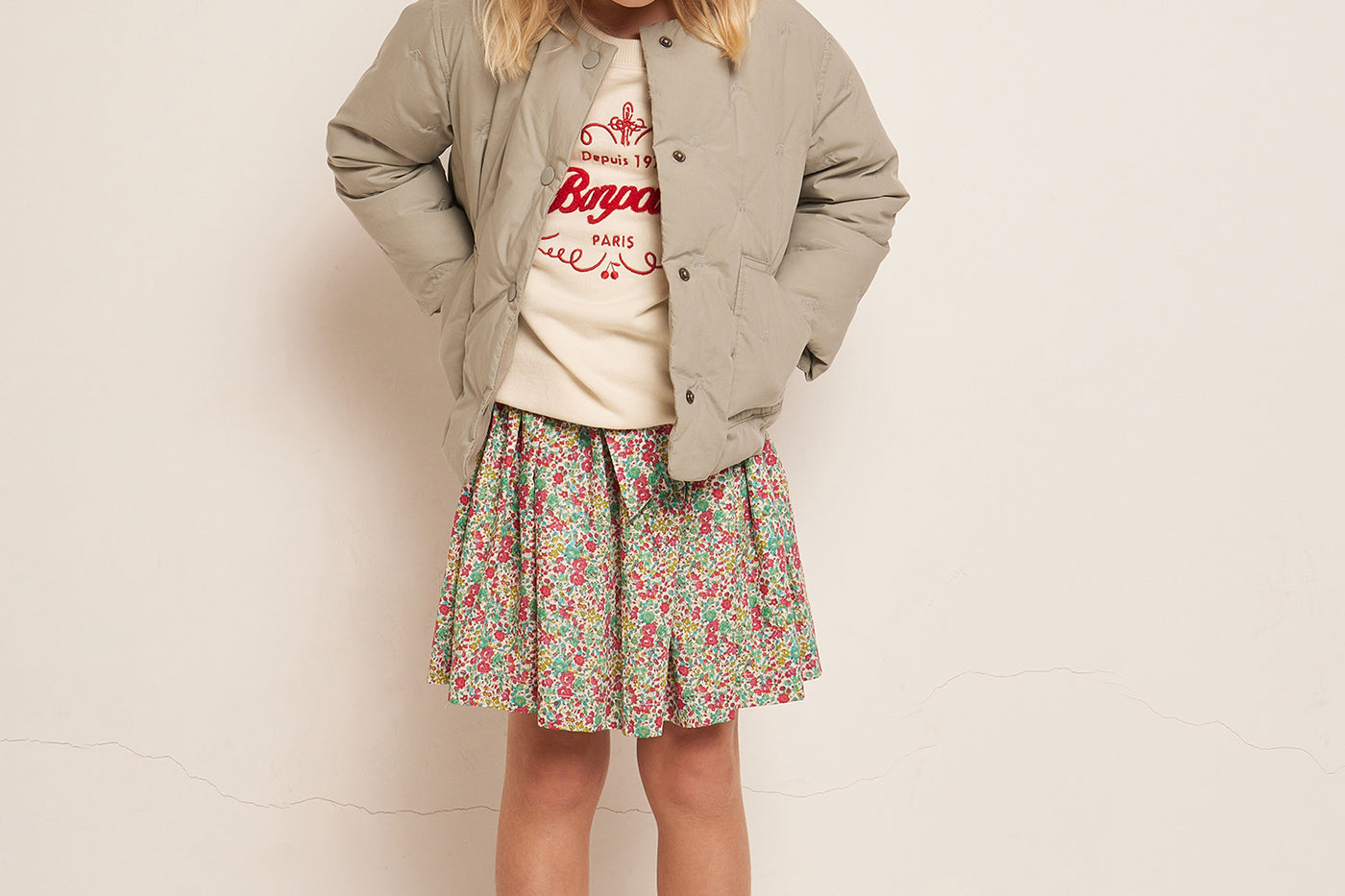 SUMMER 2023 GIRL'S LOOK VERDIGRIS JACKET