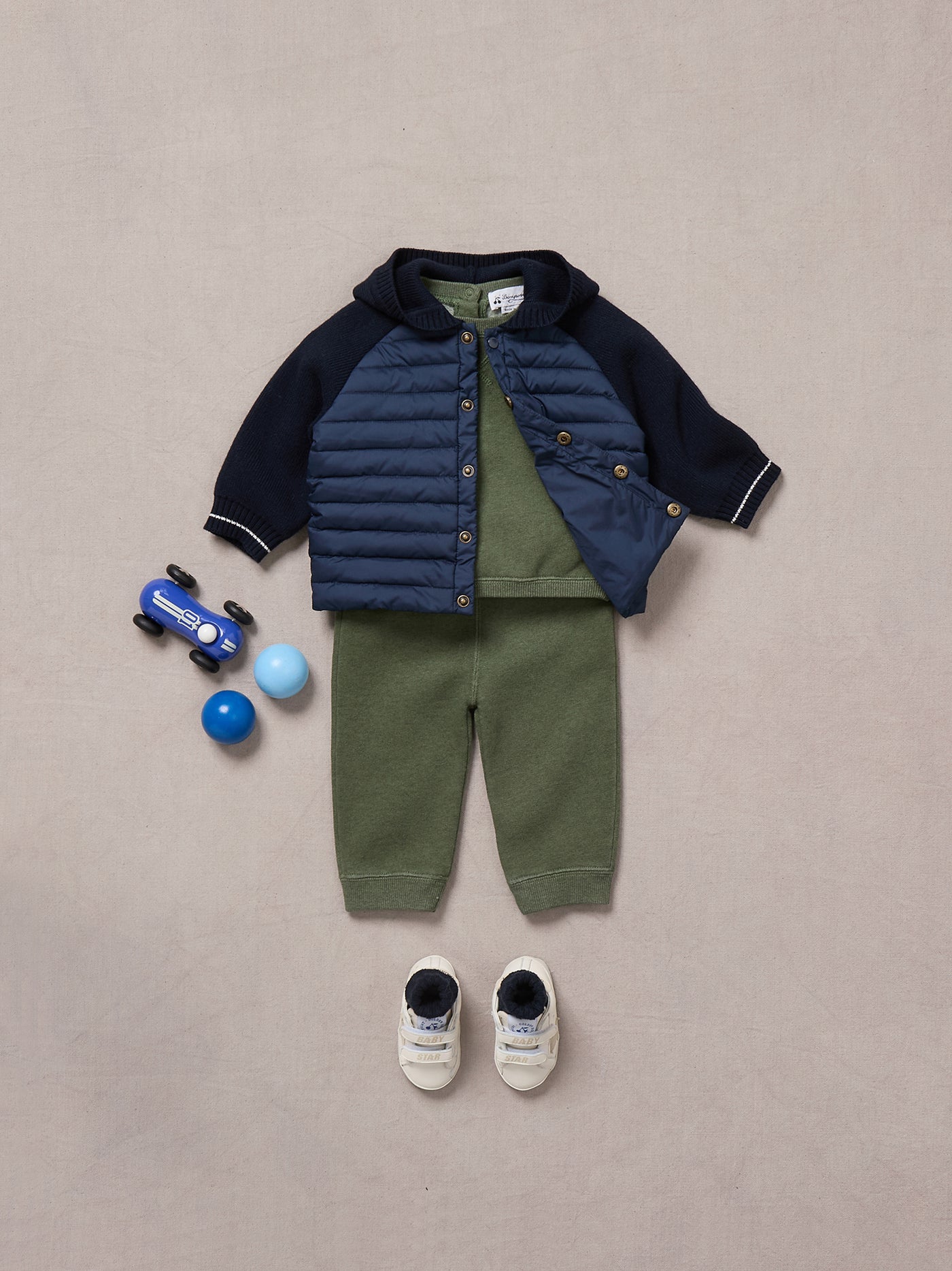 Winter 2024 Baby boy's look - Quilted jacket