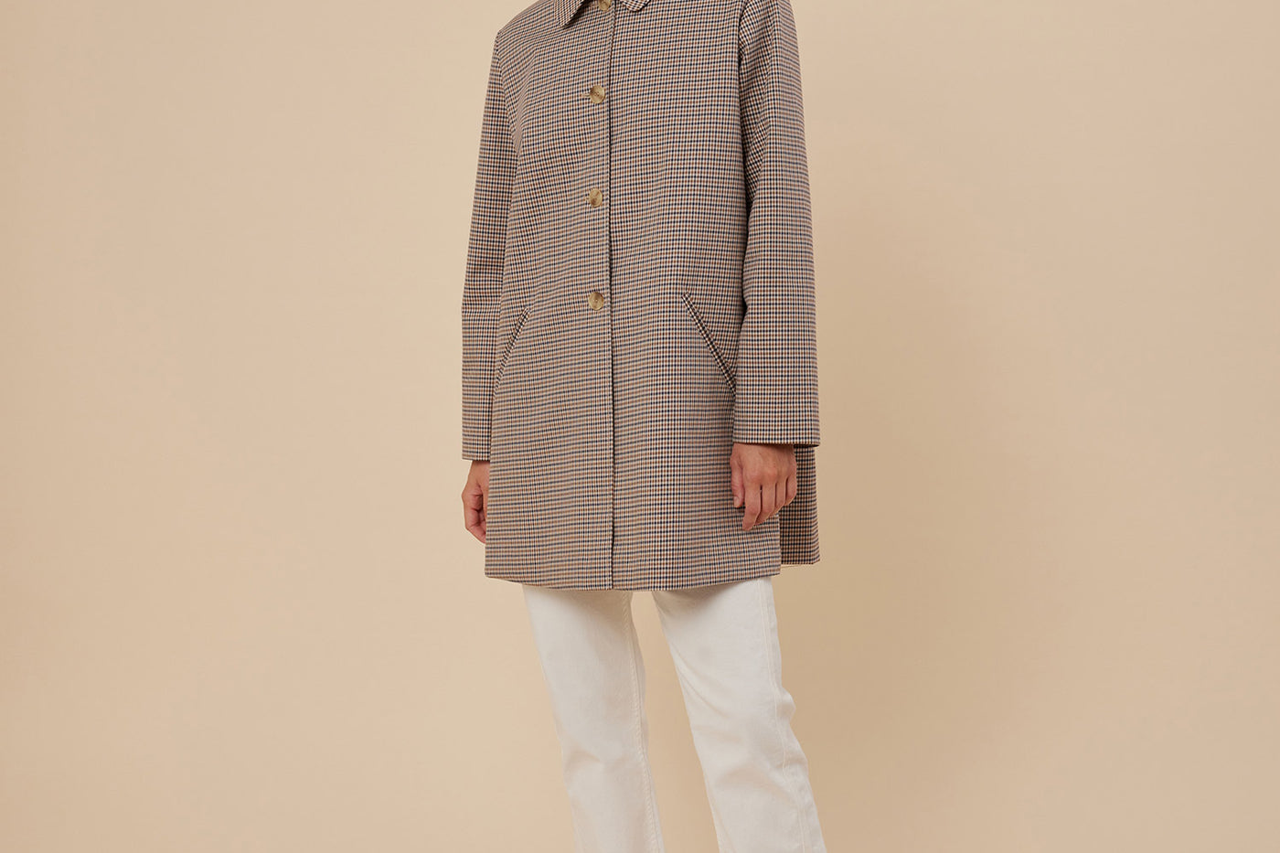 Women's look summer 2024 water-repellent cotton coat