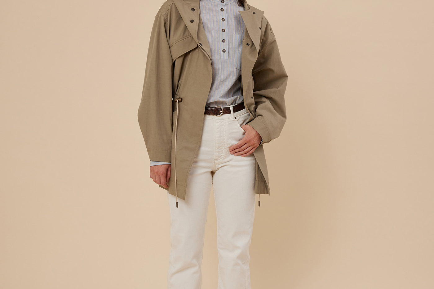 Women's look summer 2024 recycled nylon jacket