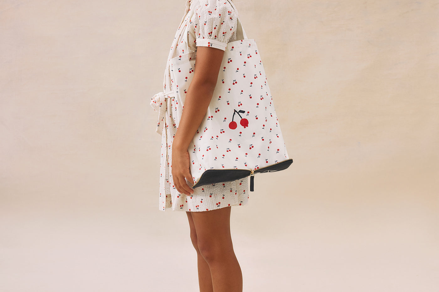 Girl's summer look 2024 Cherries dress