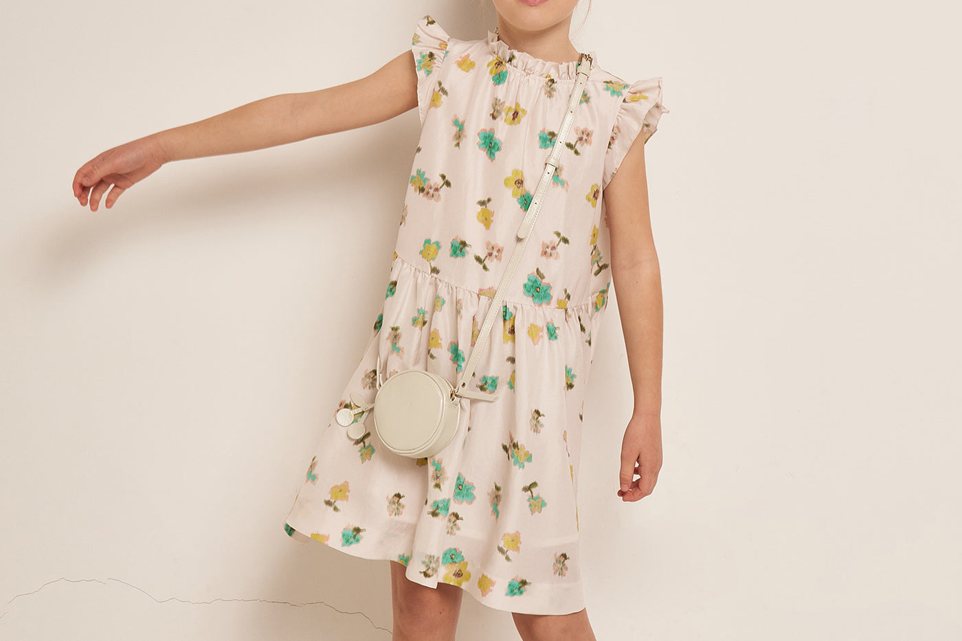 SUMMER 2023 GIRL'S LOOK FLOWERED DRESS