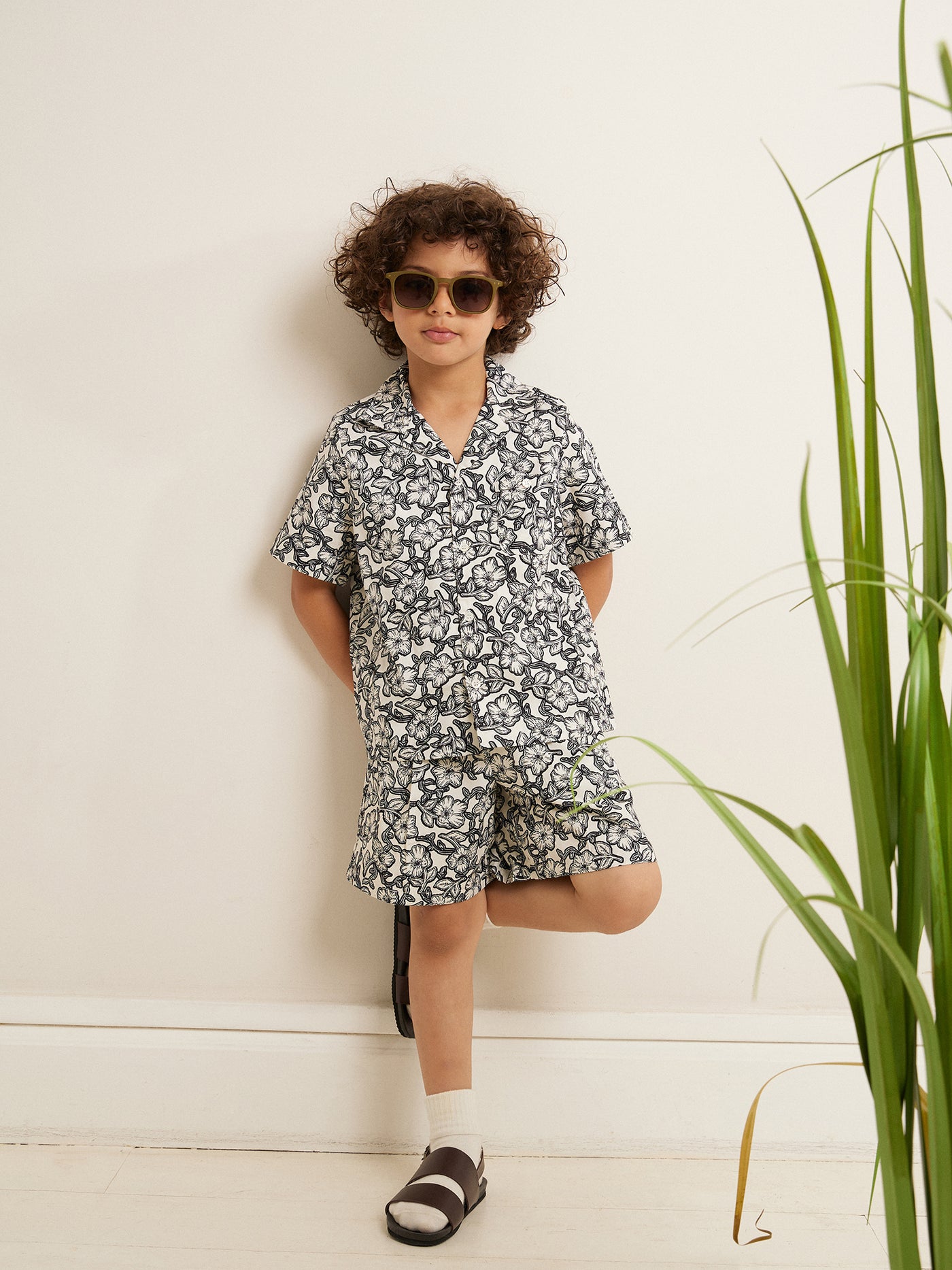 SUMMER 2023 BOY'S LOOK PATTERNED SHIRT