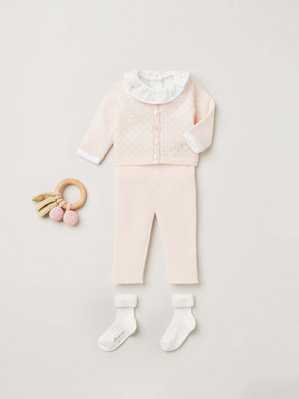 Newborn winter 2023 pink set look