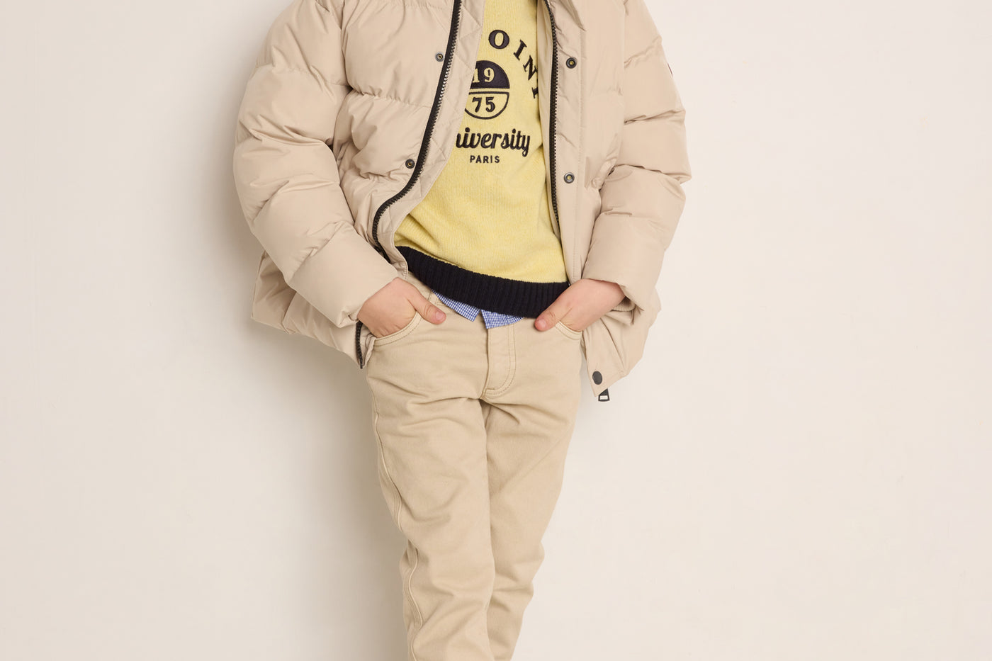 Winter 2023 boy's look jacket