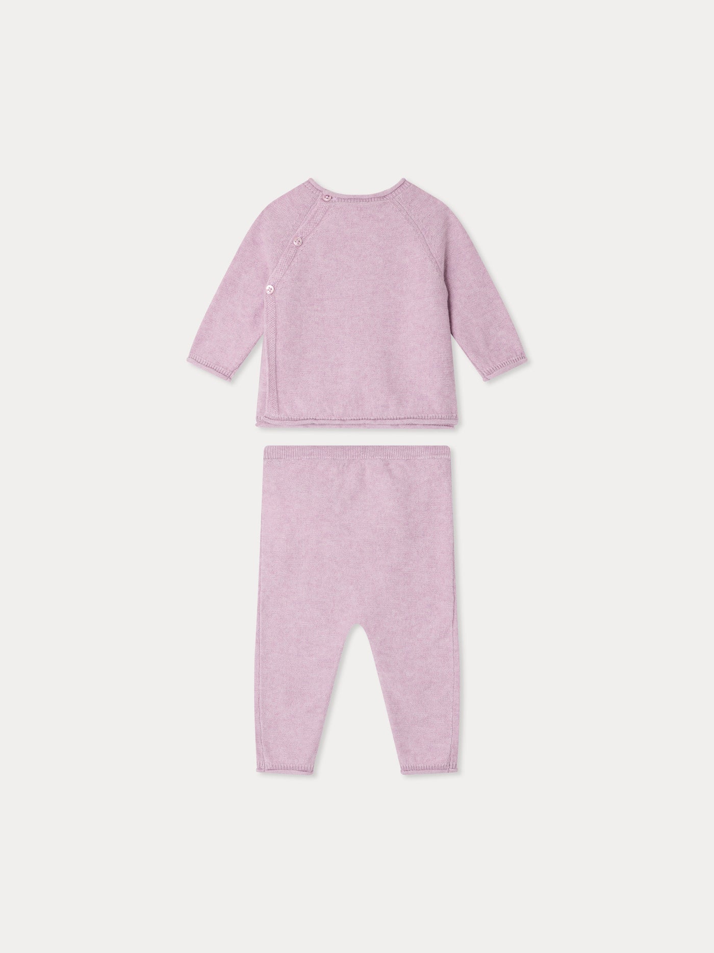 Loana set in heathered organic cotton