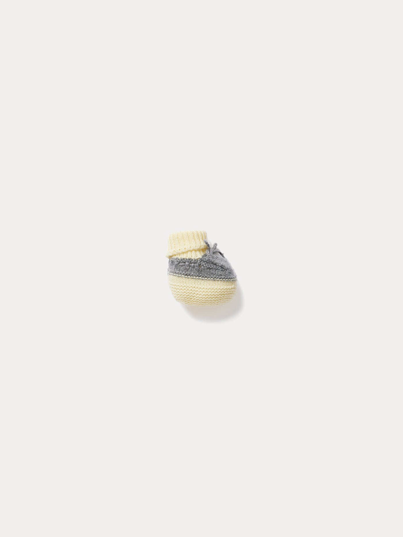 Bonpoint x Guest in Residence Telse baby cashmere slippers in heather gray