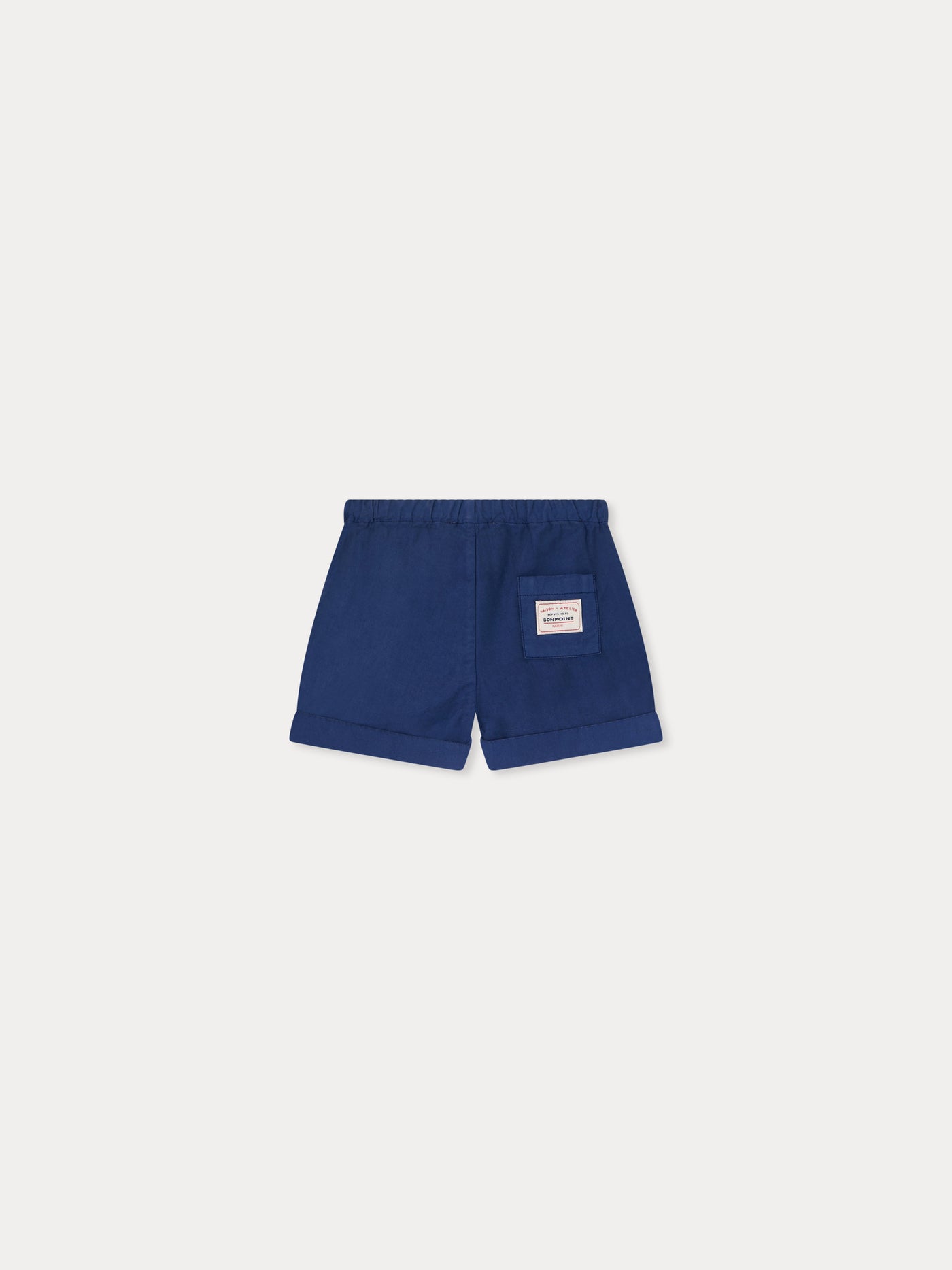 Ecady roll-up shorts in organic cotton