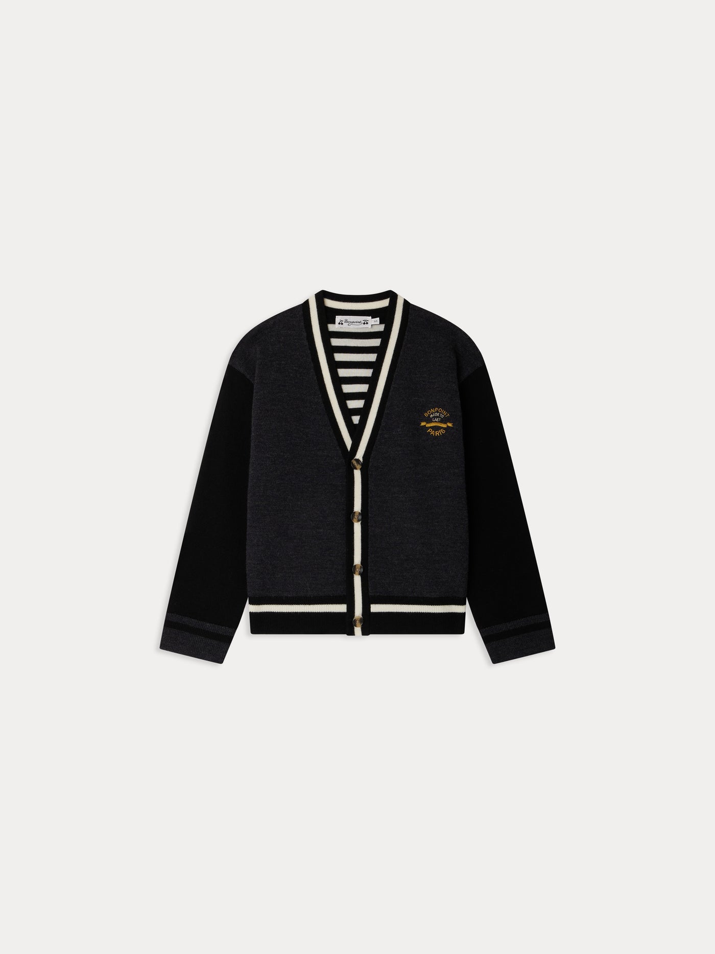 Julian Embroidered V-Neck Cardigan