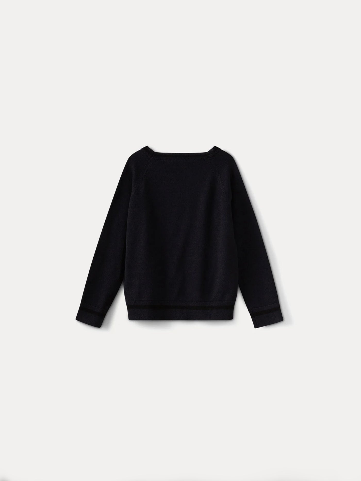 Boys' Merino Wool Cardigan navy