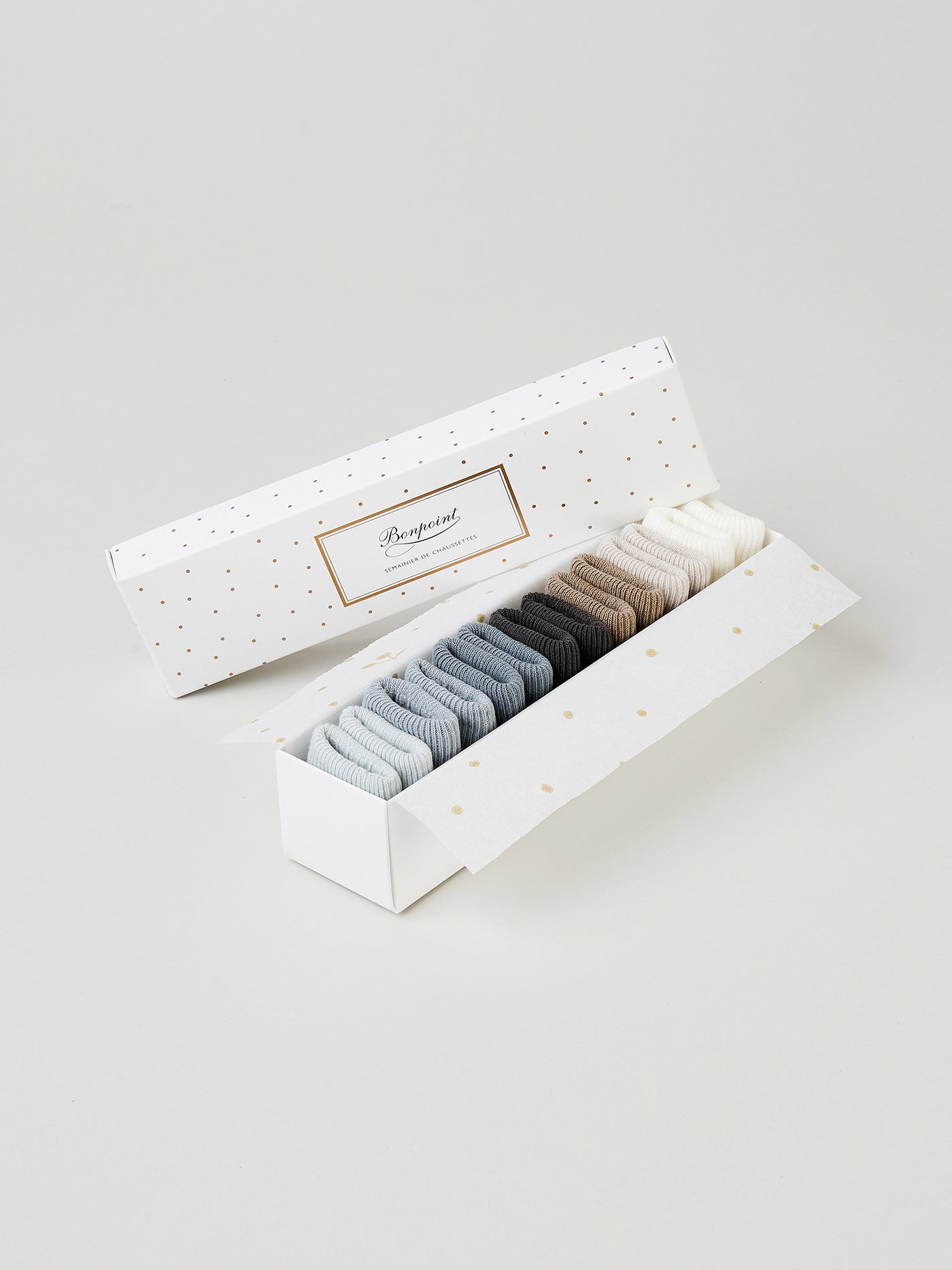 Baby Day-of-the-Week Cotton Socks Northern Blue