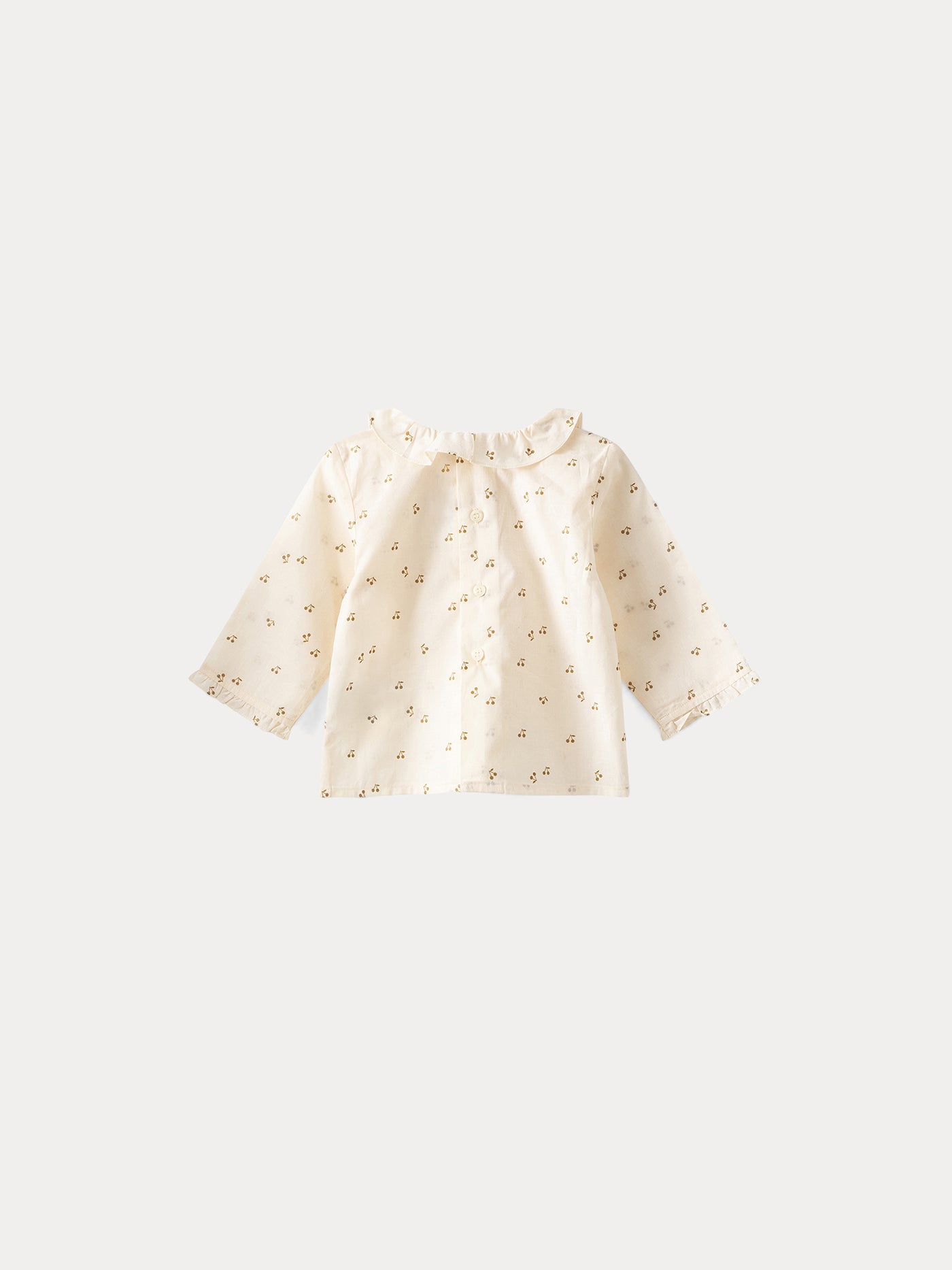Baby Printed Voile Blouse gold