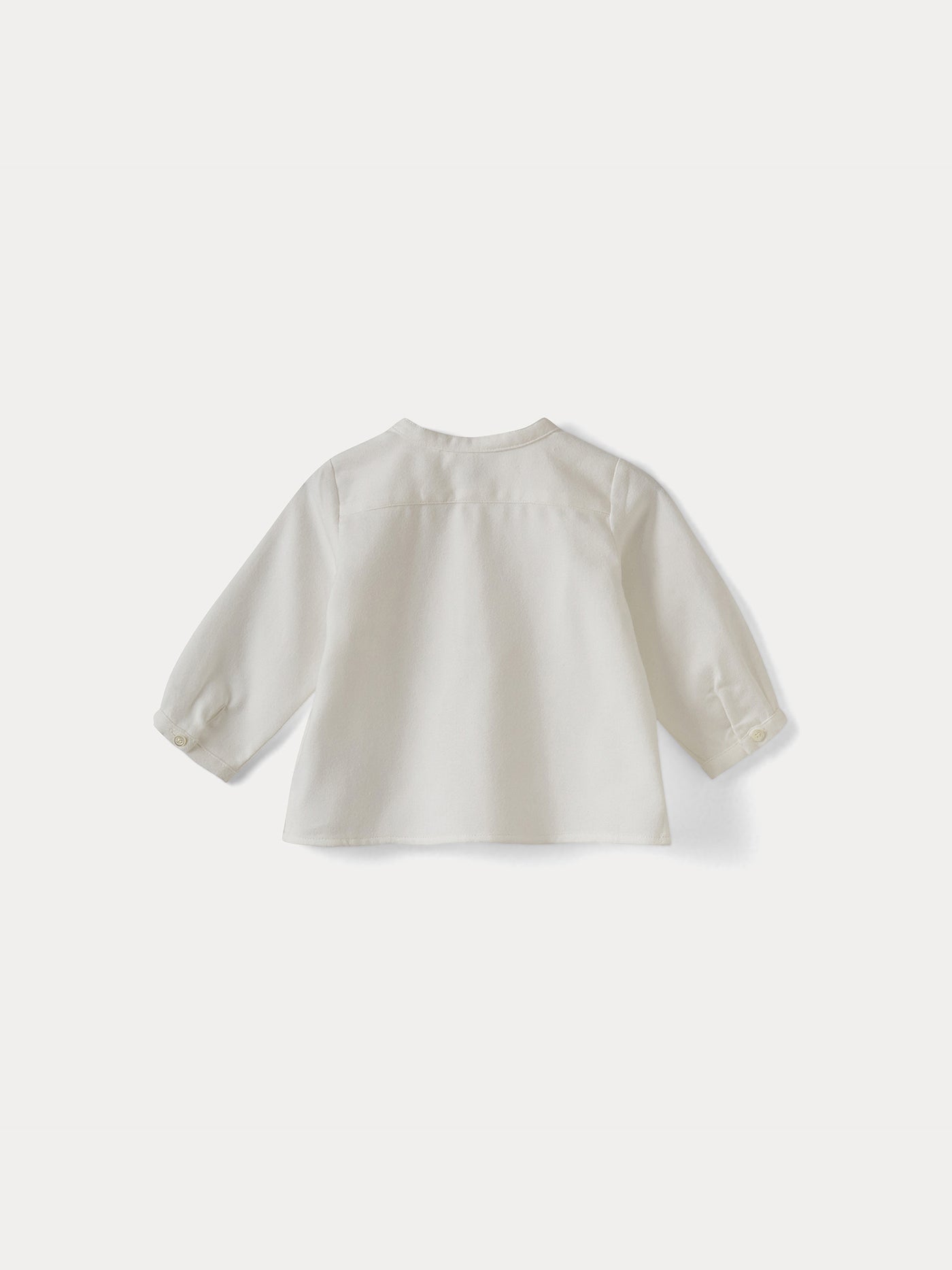 Baby Organic Cotton Shirt milk white