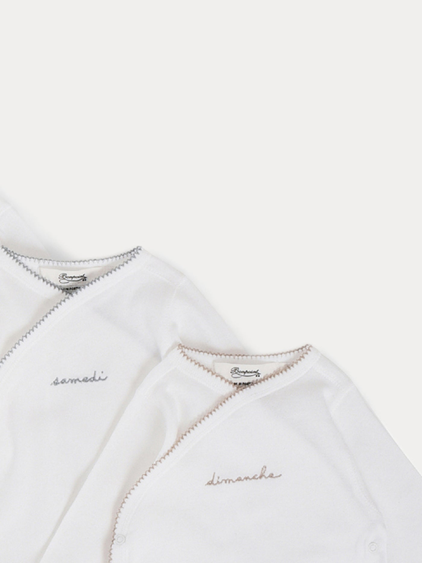 Lot of 7 White crossover bodysuits