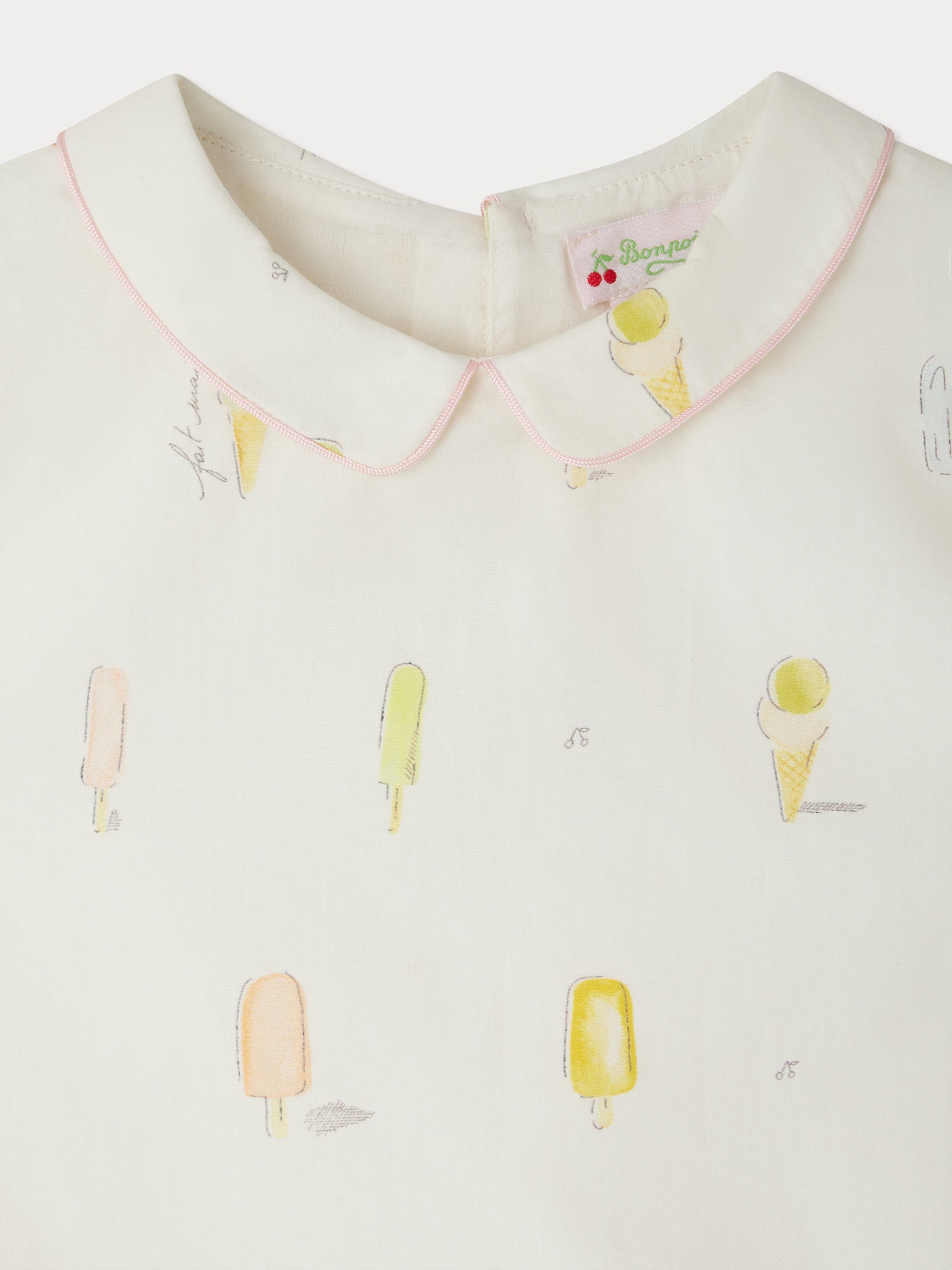 Elivia blouse with ice-cream motifs • Bonpoint
