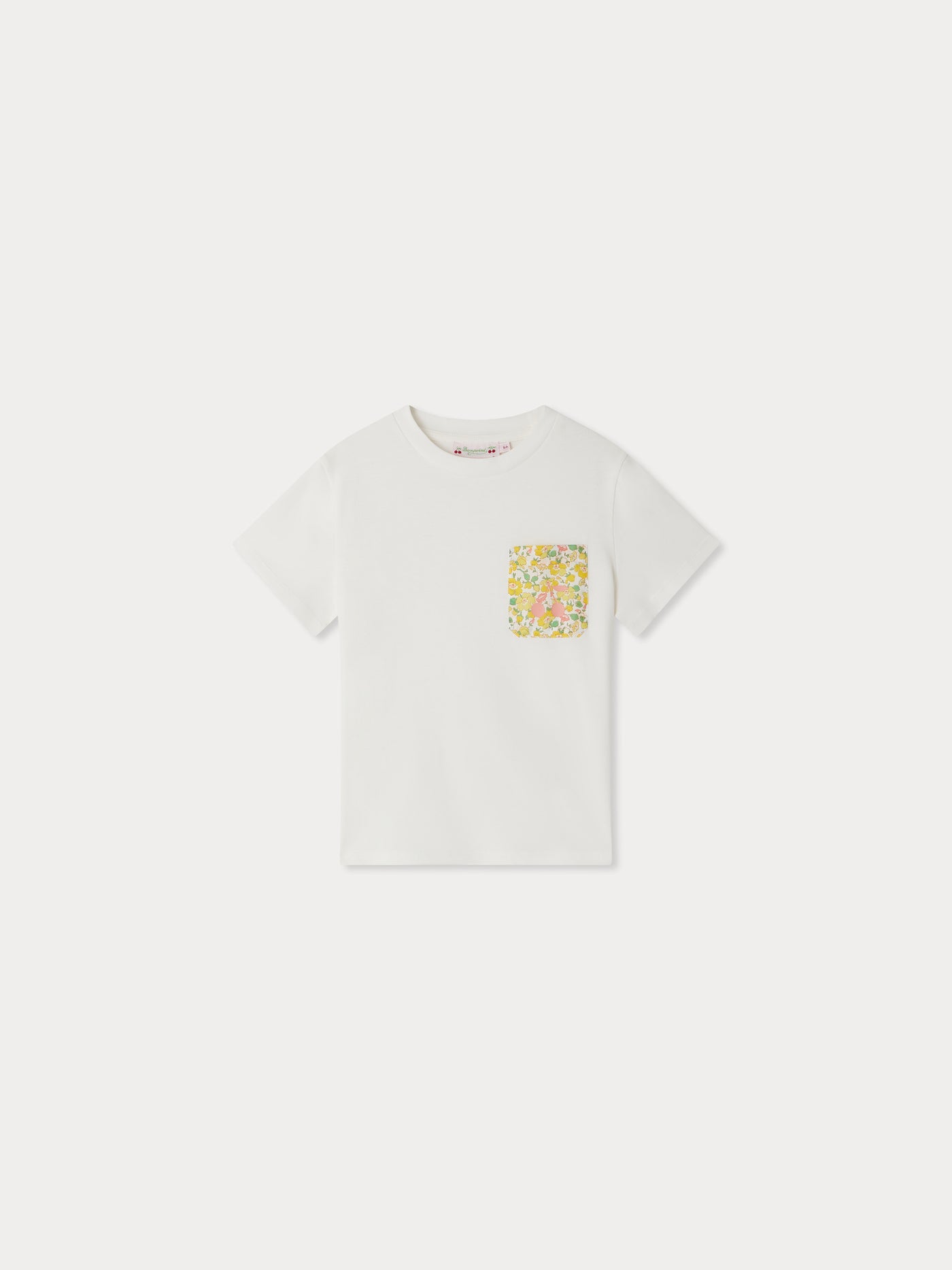 Thida t-shirt with pocket made with Liberty fabrics in organic cotton