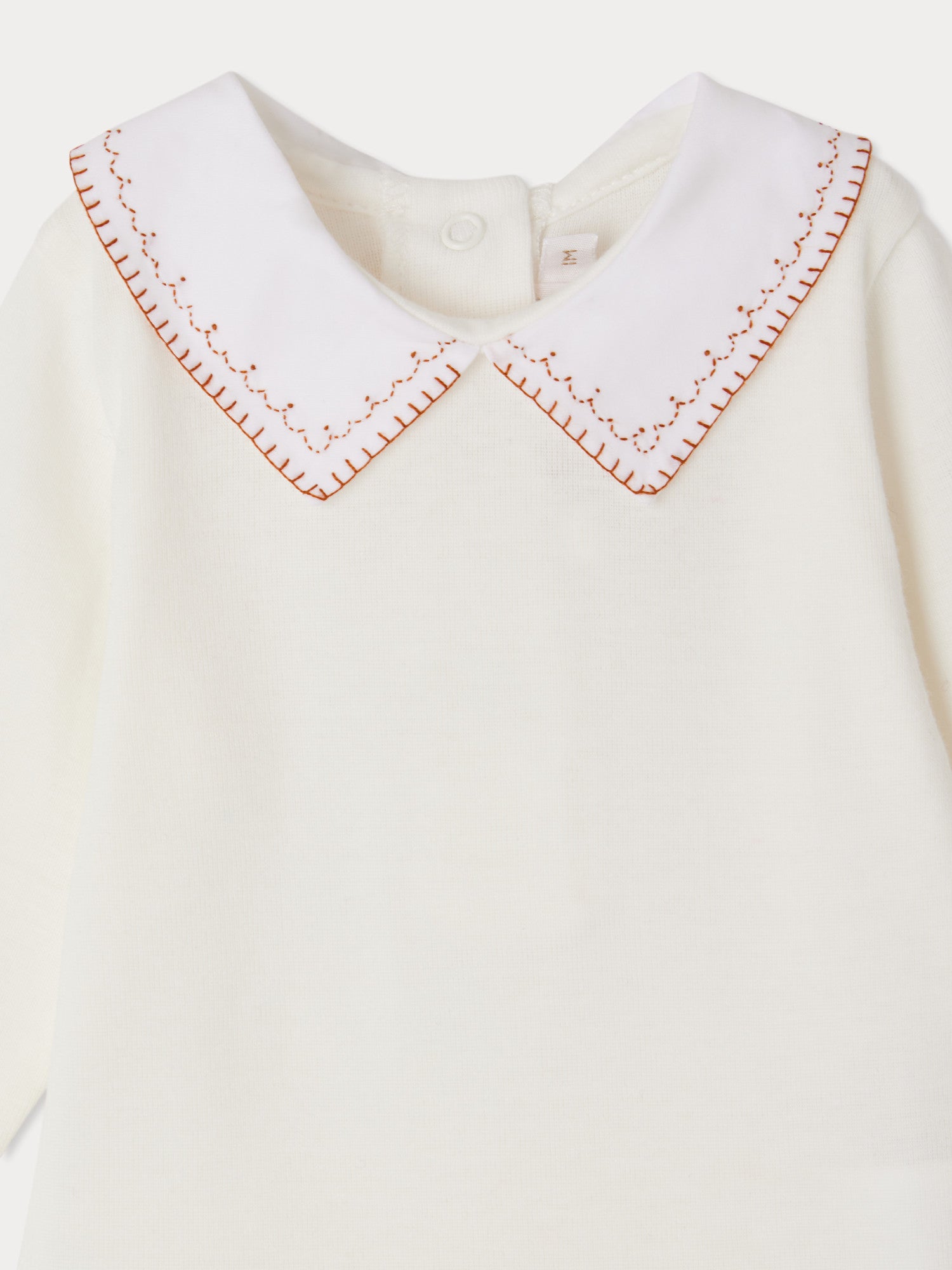 Juillet bodysuit with embroidered dots • Bonpoint
