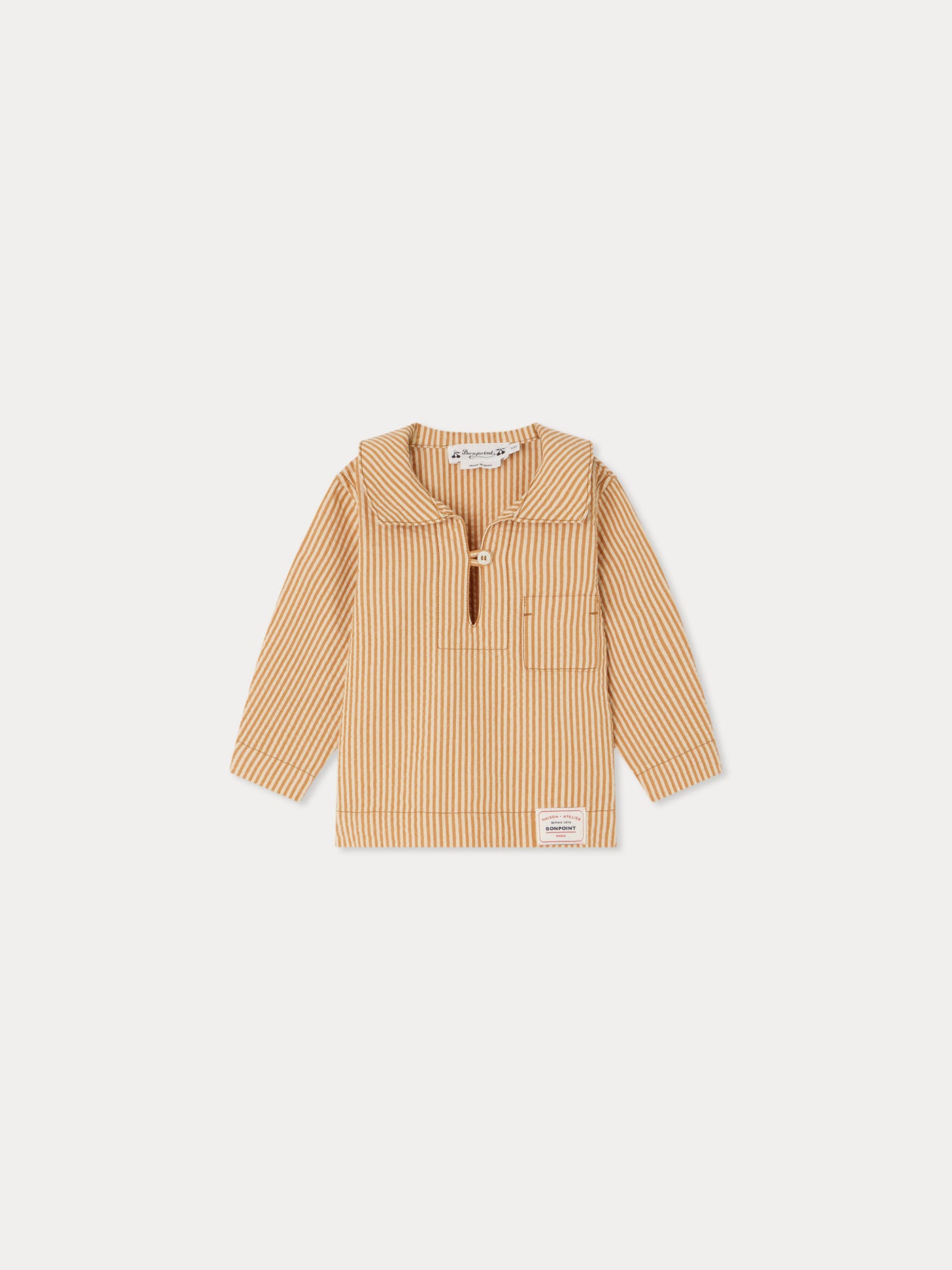 Ernesto smock top in stripes