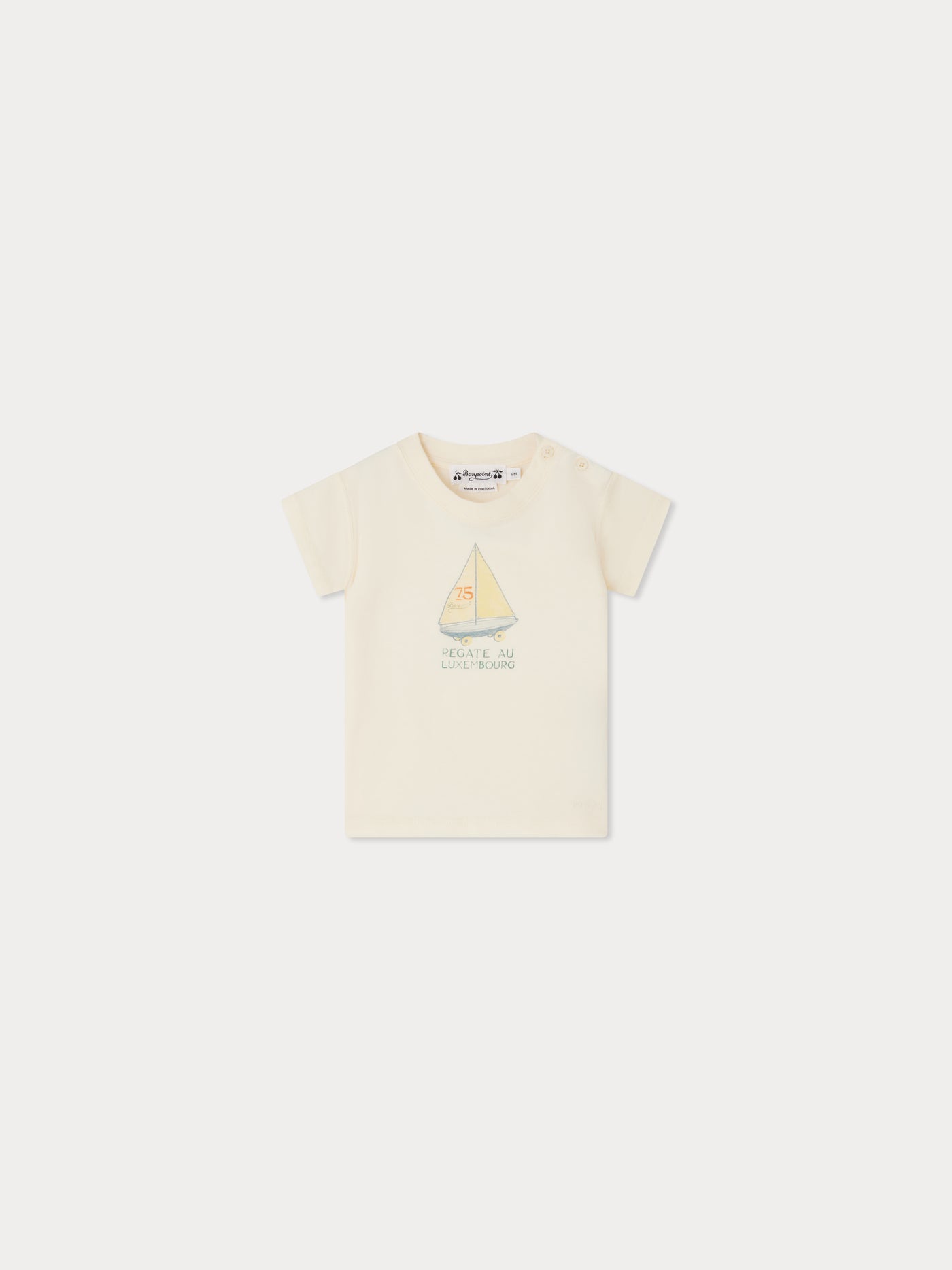 Tom t-shirt with Regatta print in organic cotton