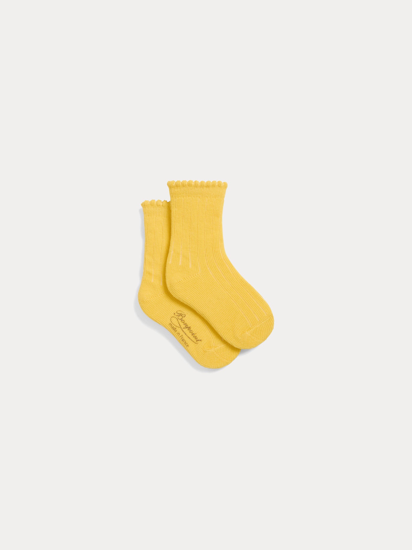 Elwen plain yellow socks
