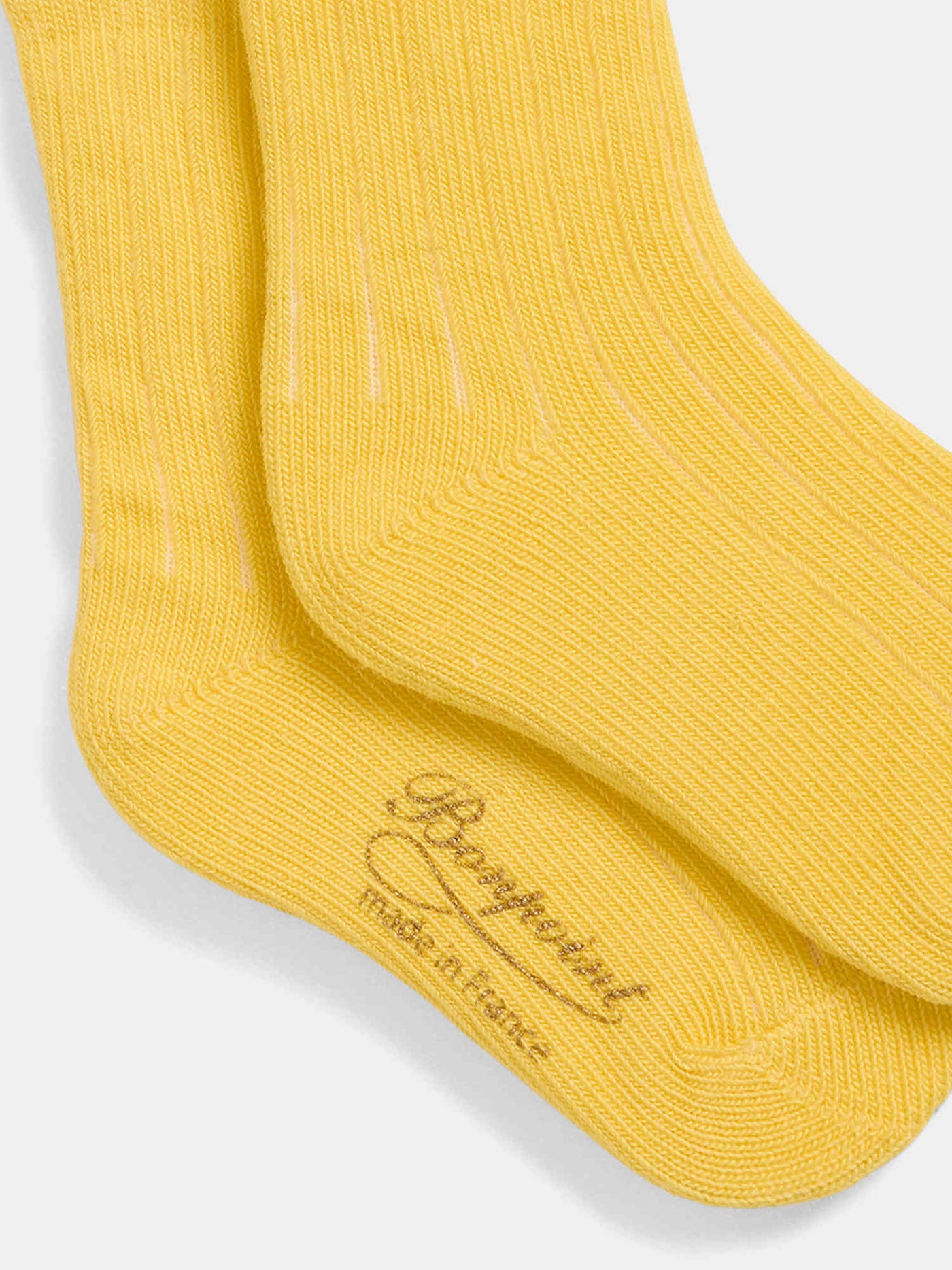 Elwen plain yellow socks