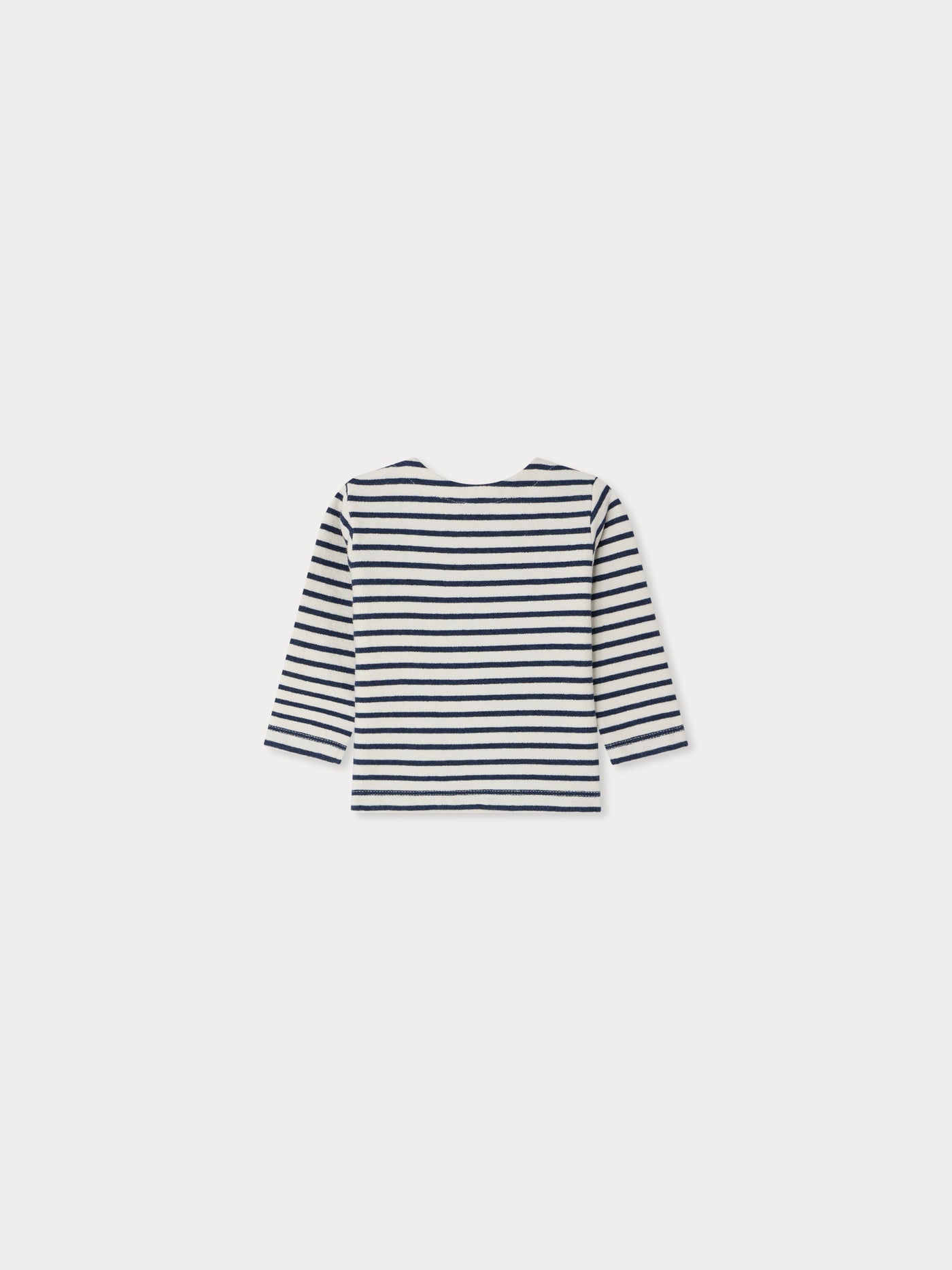 Tourbillon striped boat-neck T-shirt