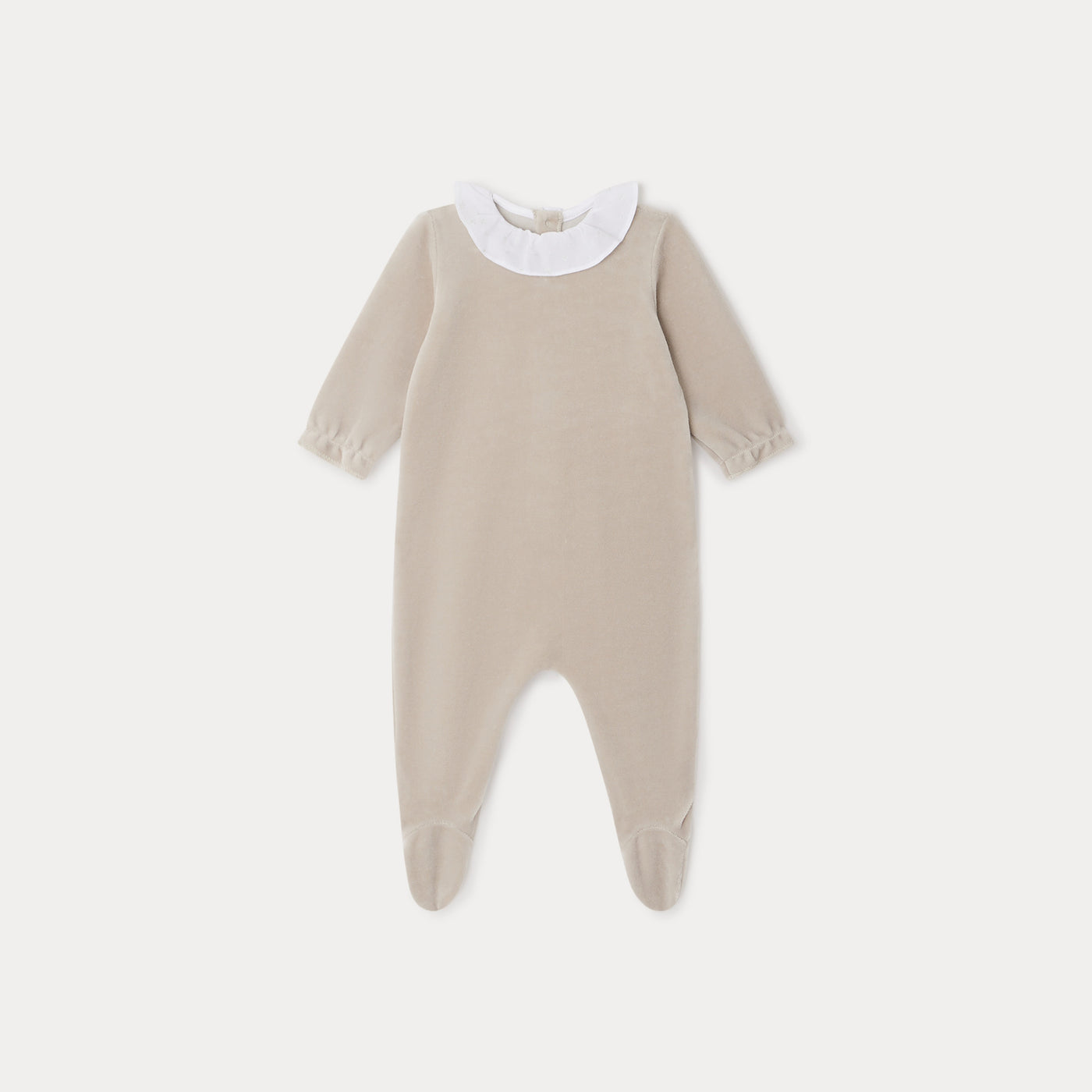 Bonpoint tan newborn onesie