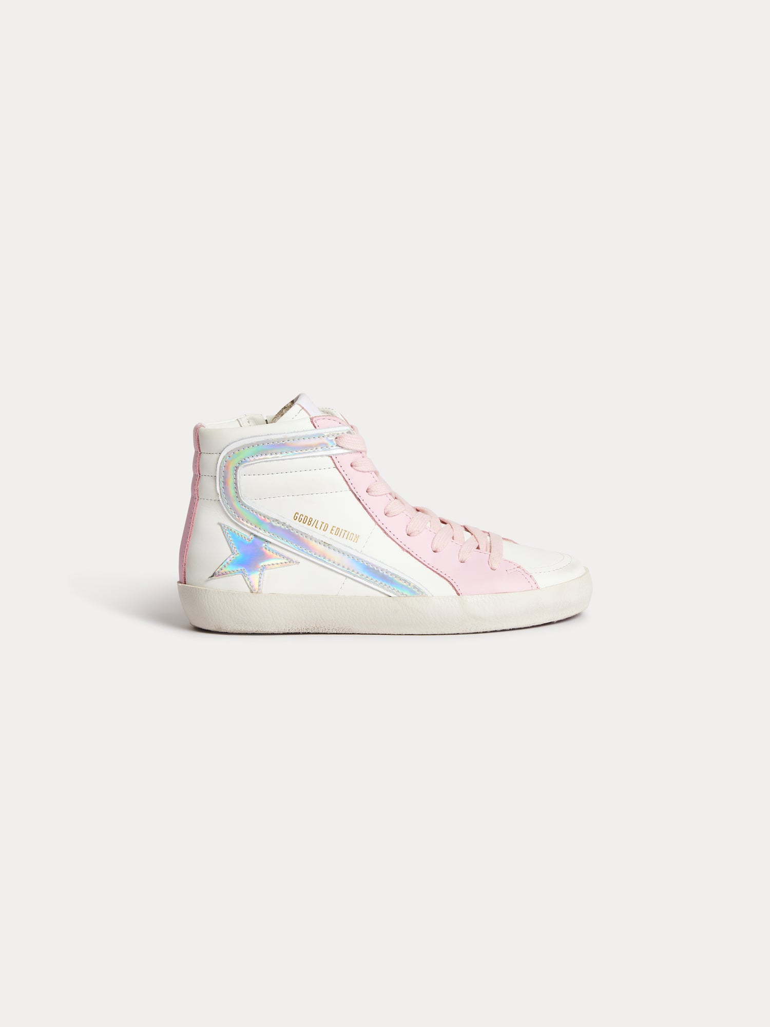 Bonpoint x Golden Goose white high top sneakers