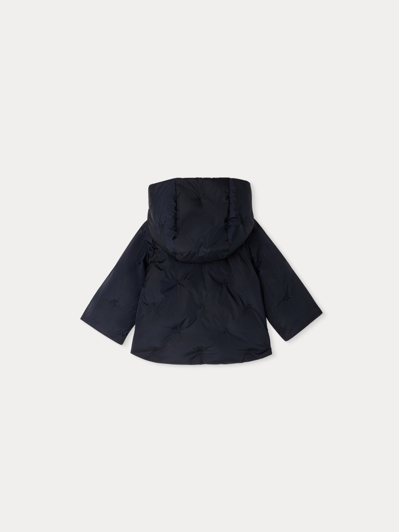 Bonno midnight blue puffer jacket with embroidery
