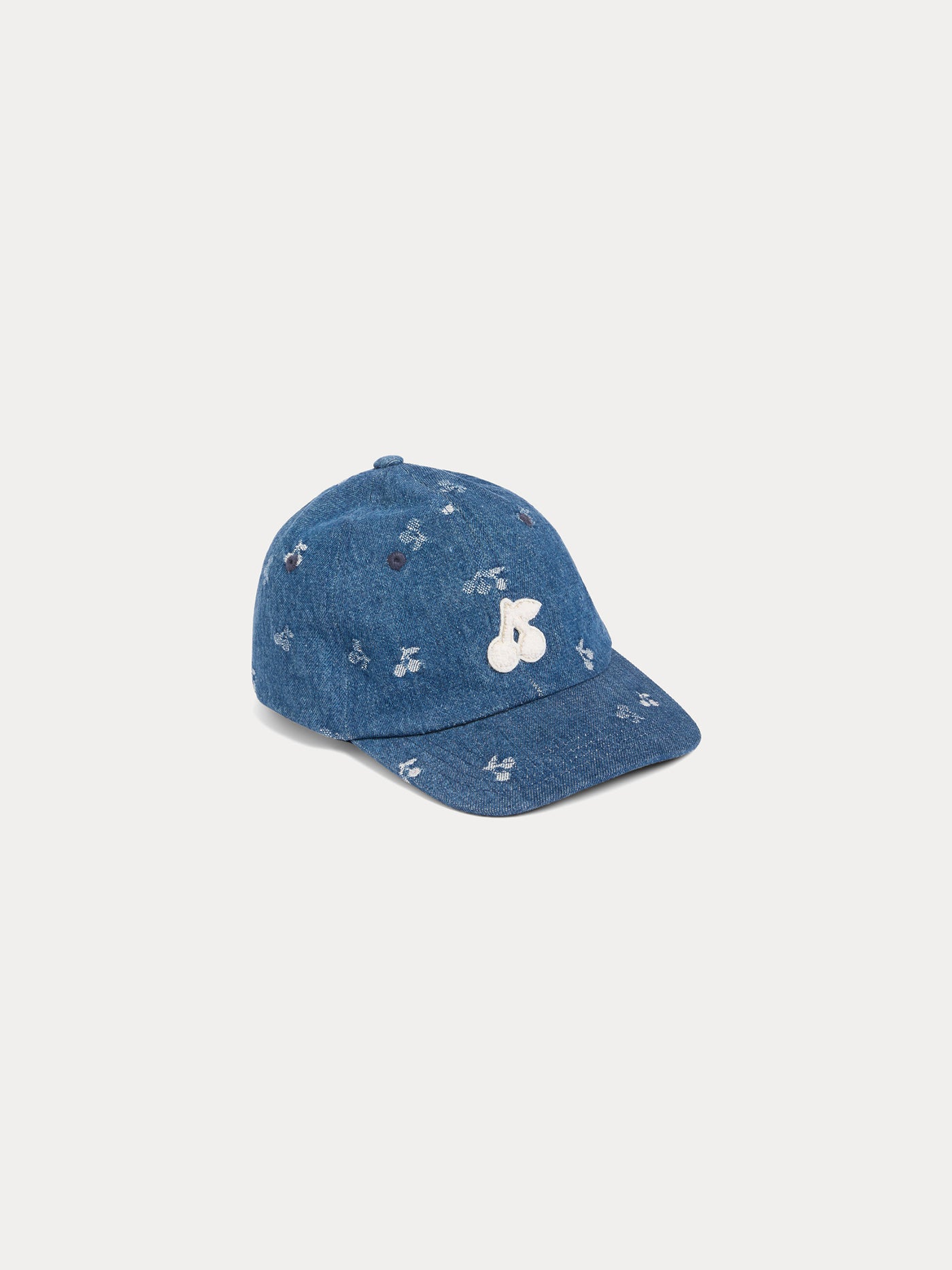 Arnold denim cap with cherries