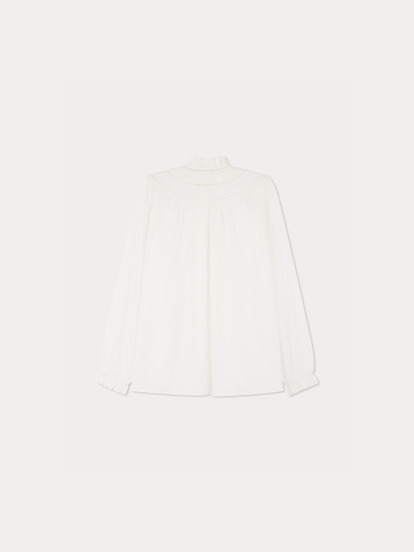 Jaimara organic cotton lace blouse