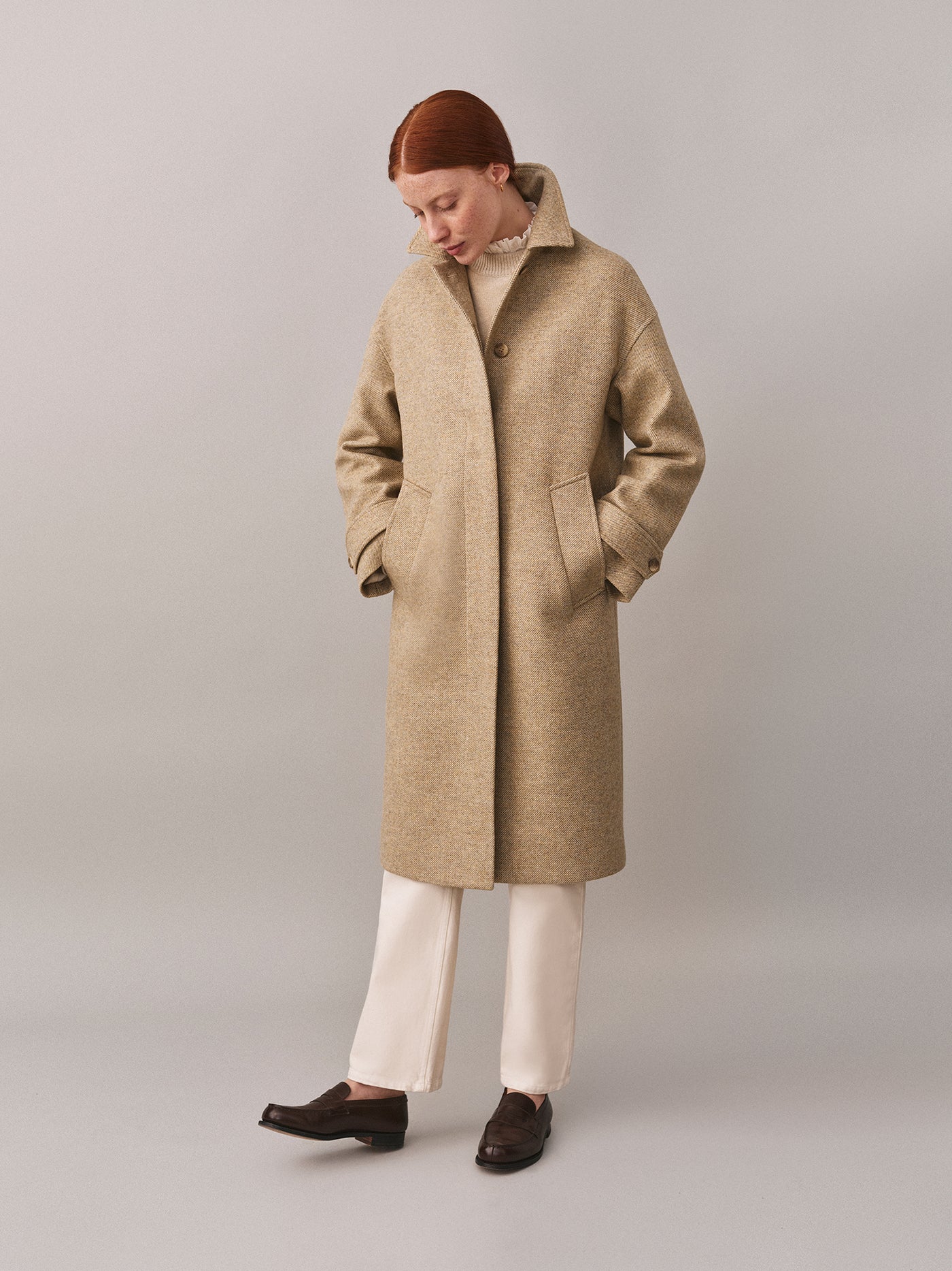 Justina wool coat