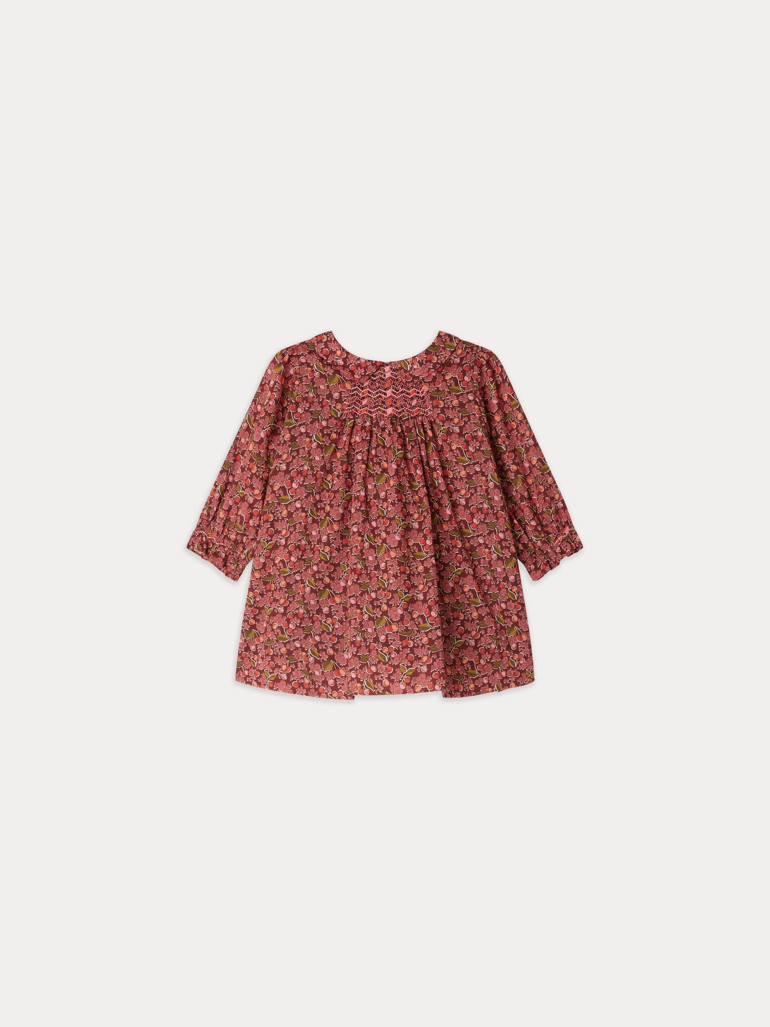 Juju smocked dress in Liberty fabric in organic cotton • Bonpoint