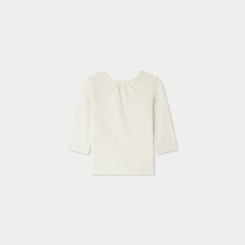 Tahsina T-shirt with cat print in organic cotton