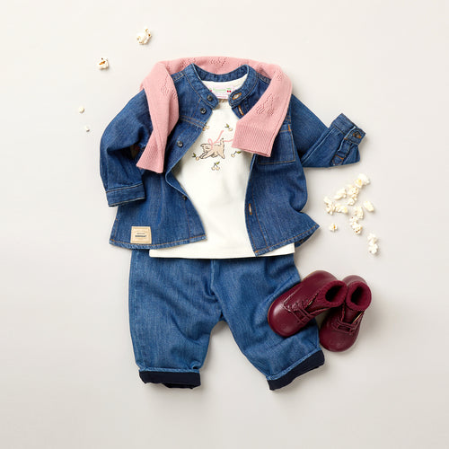 Jace shirt in lightweight denim