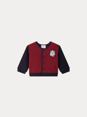 Bonpoint x Maison Kitsuné Eris baby quilted sweatshirt in organic cotton