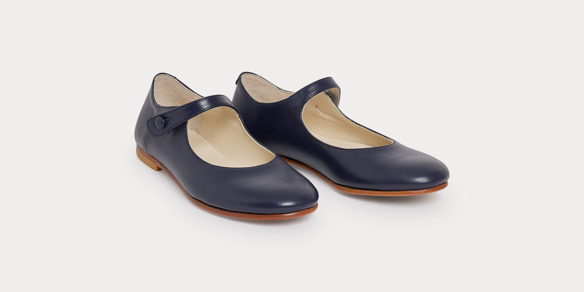 navy blue mary jane shoes