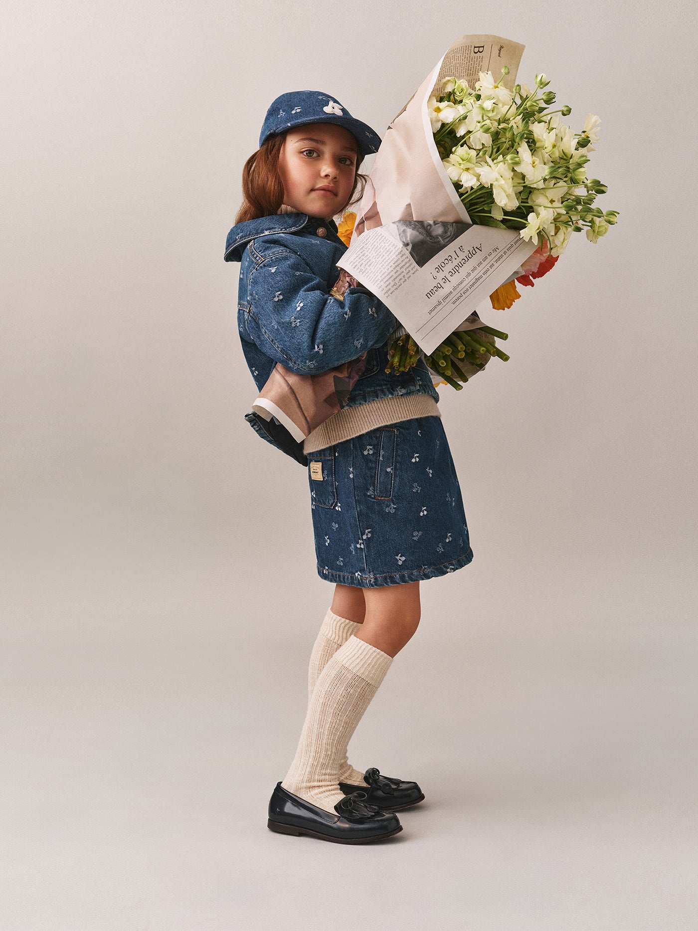 Girls' Winter Look 2025 - Denim Set