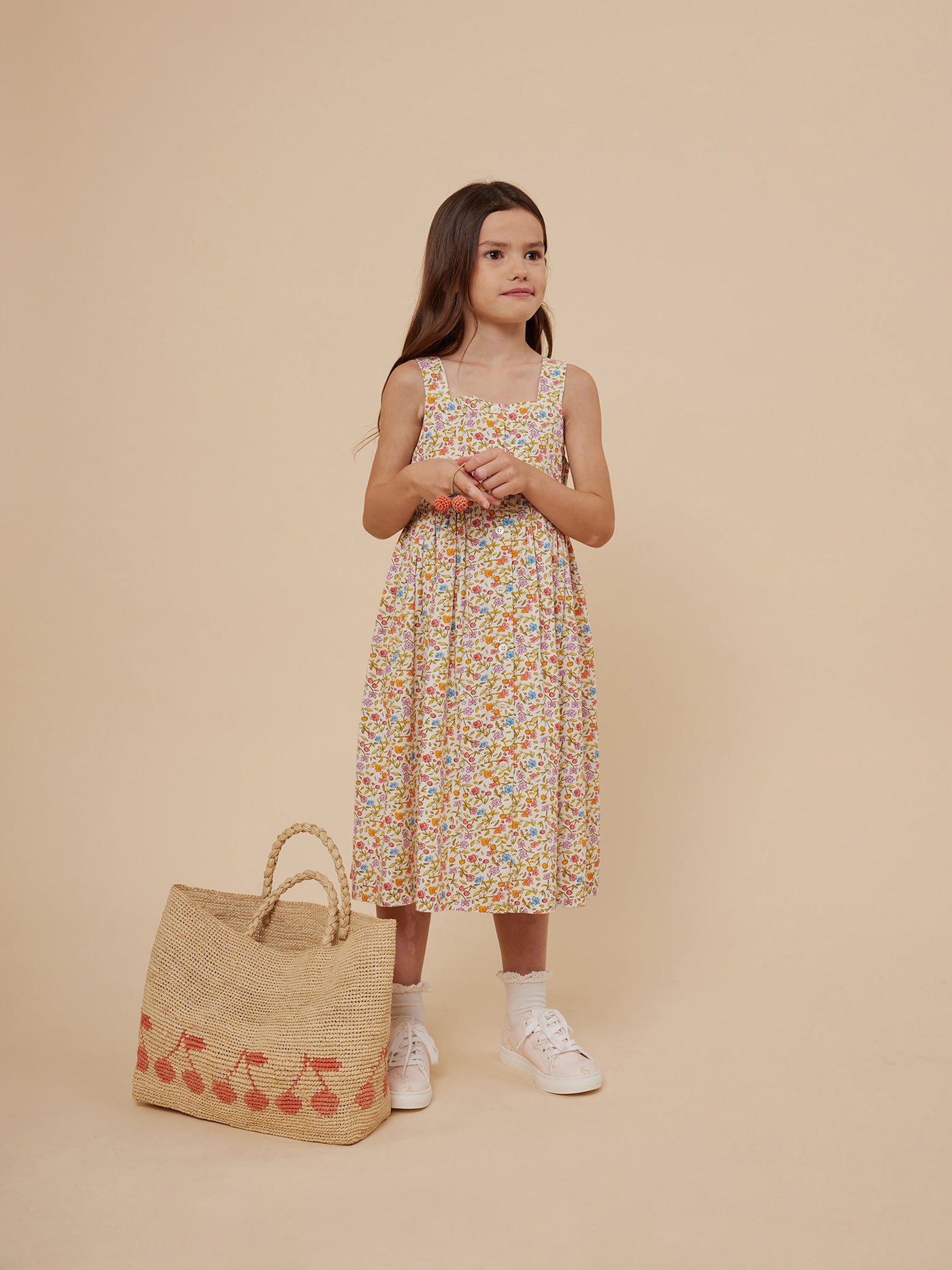Cruise 2024 girl's look floral dress