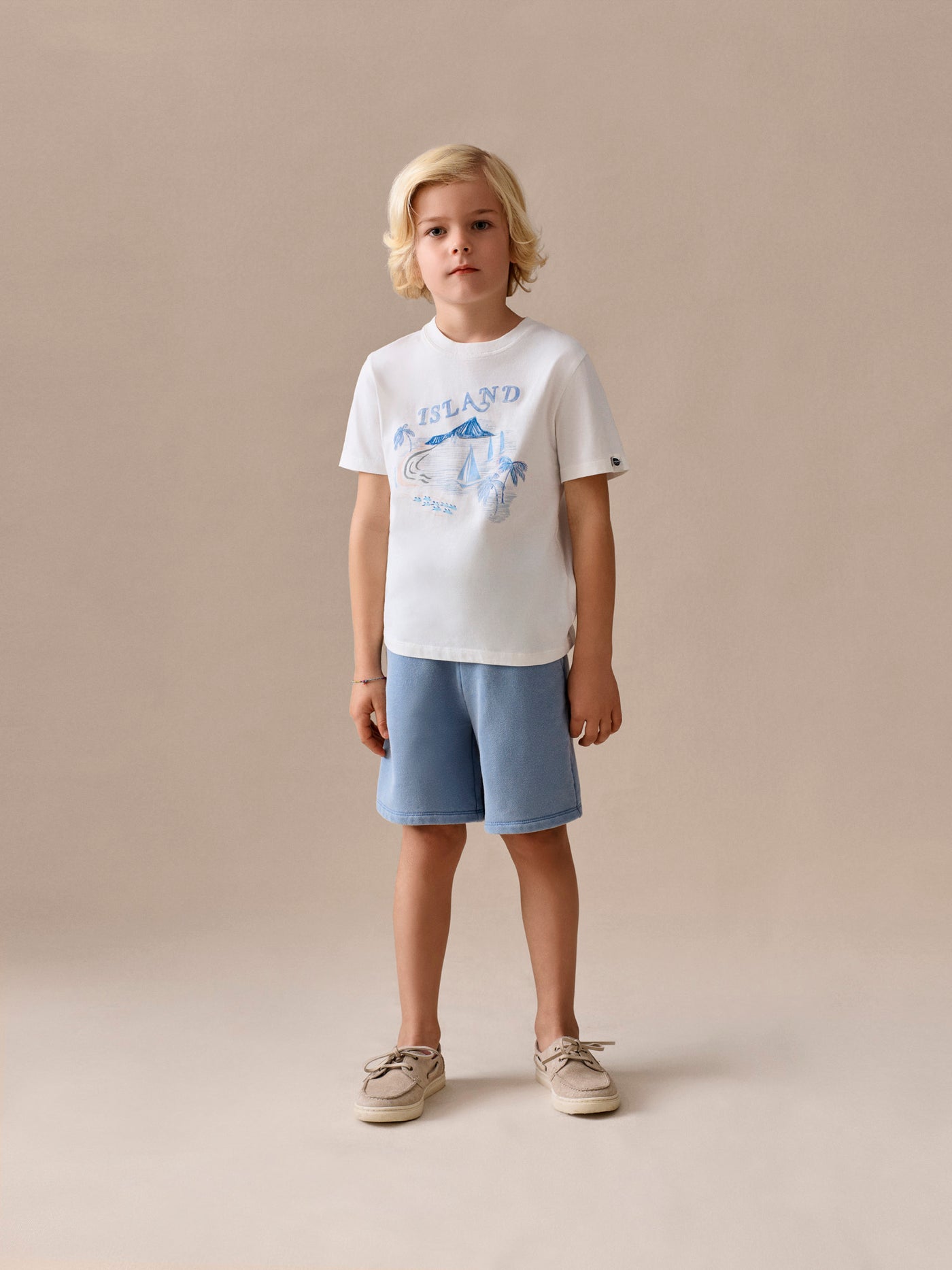 Boy's look Summer 2026 - T-shirt imprimé Island