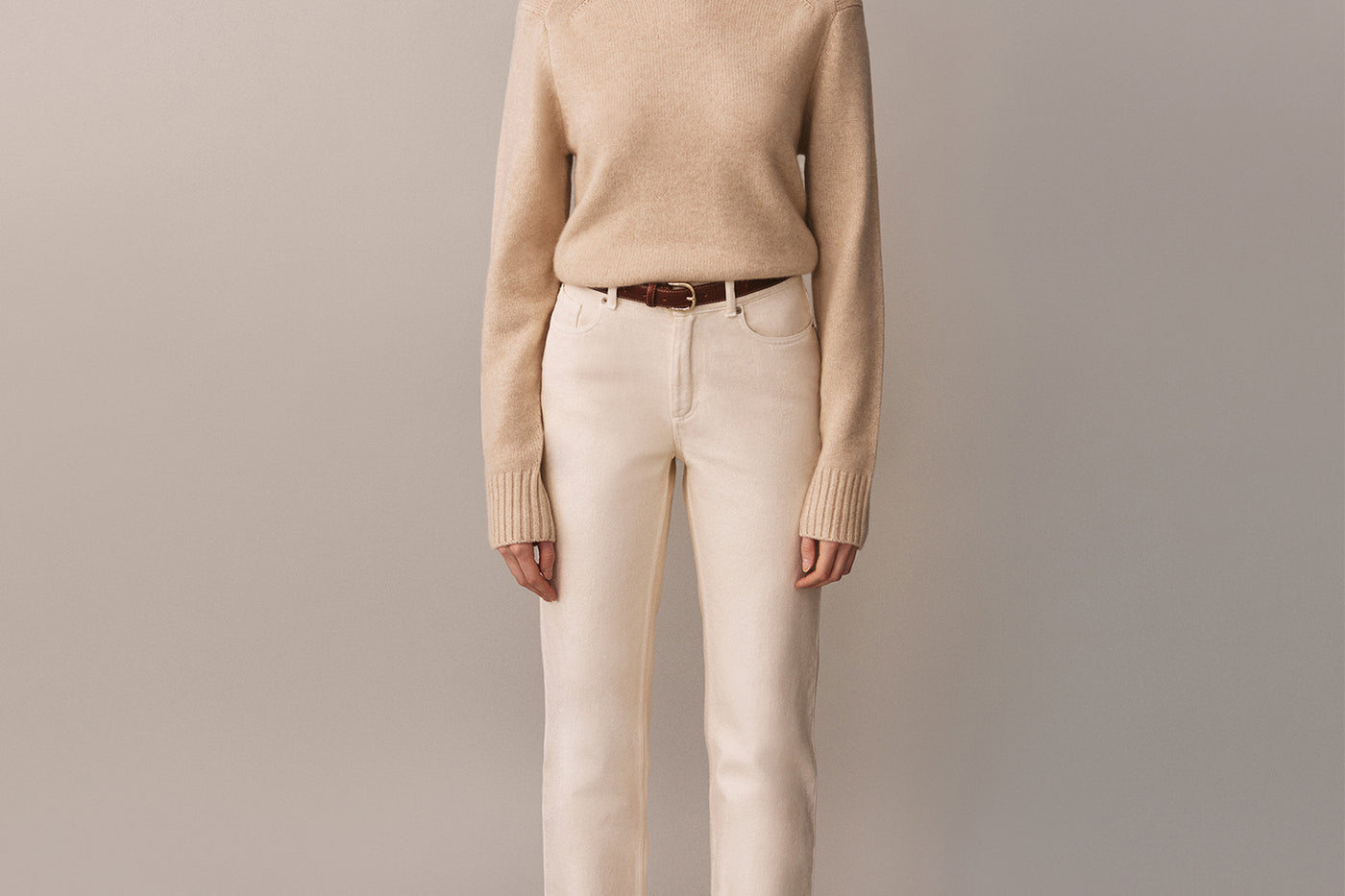 Women's Winter Look 2025 - Turtleneck Sweater